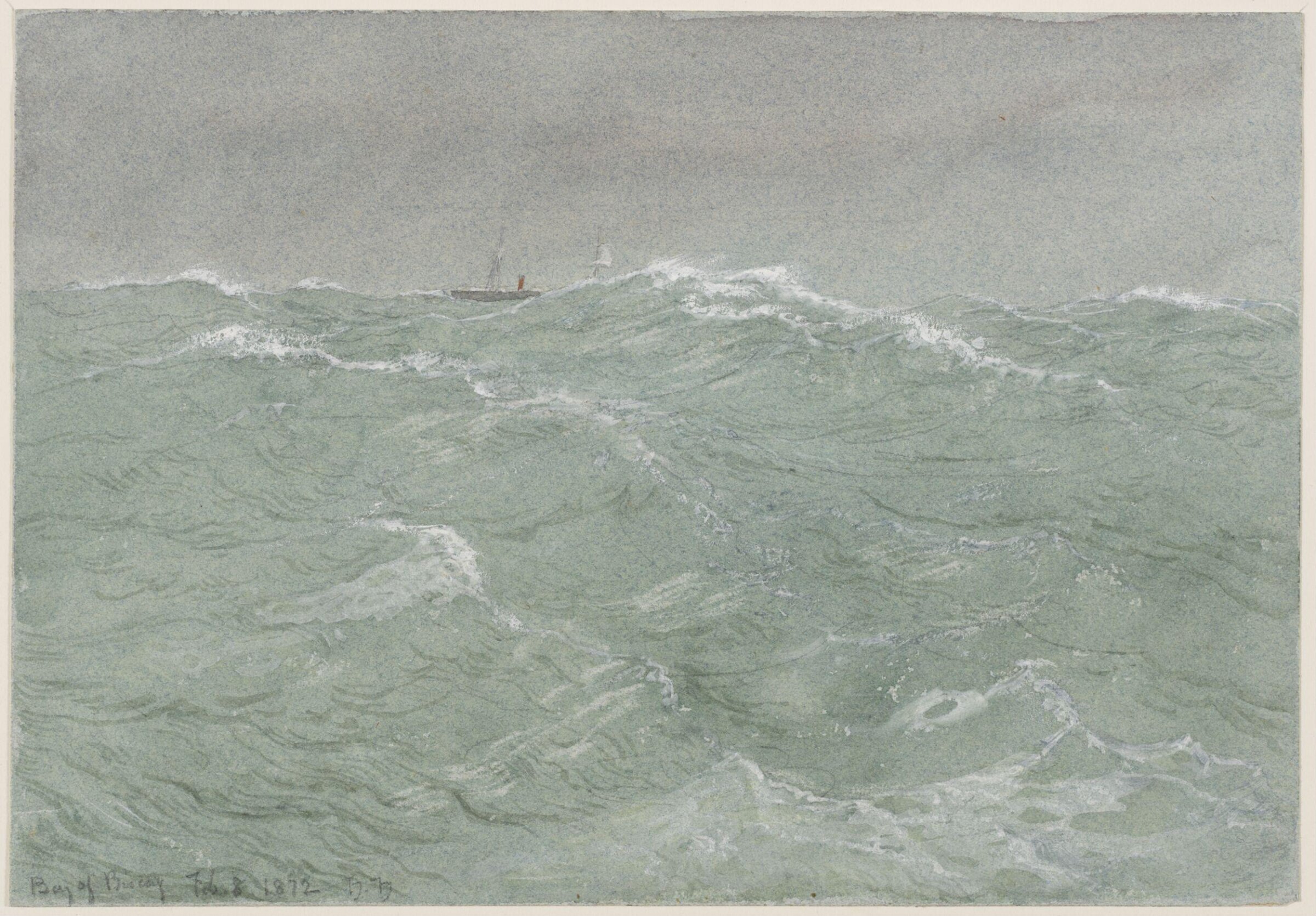 The Bay of Biscay, Henry George Alexander Holiday, 8 February 1872
