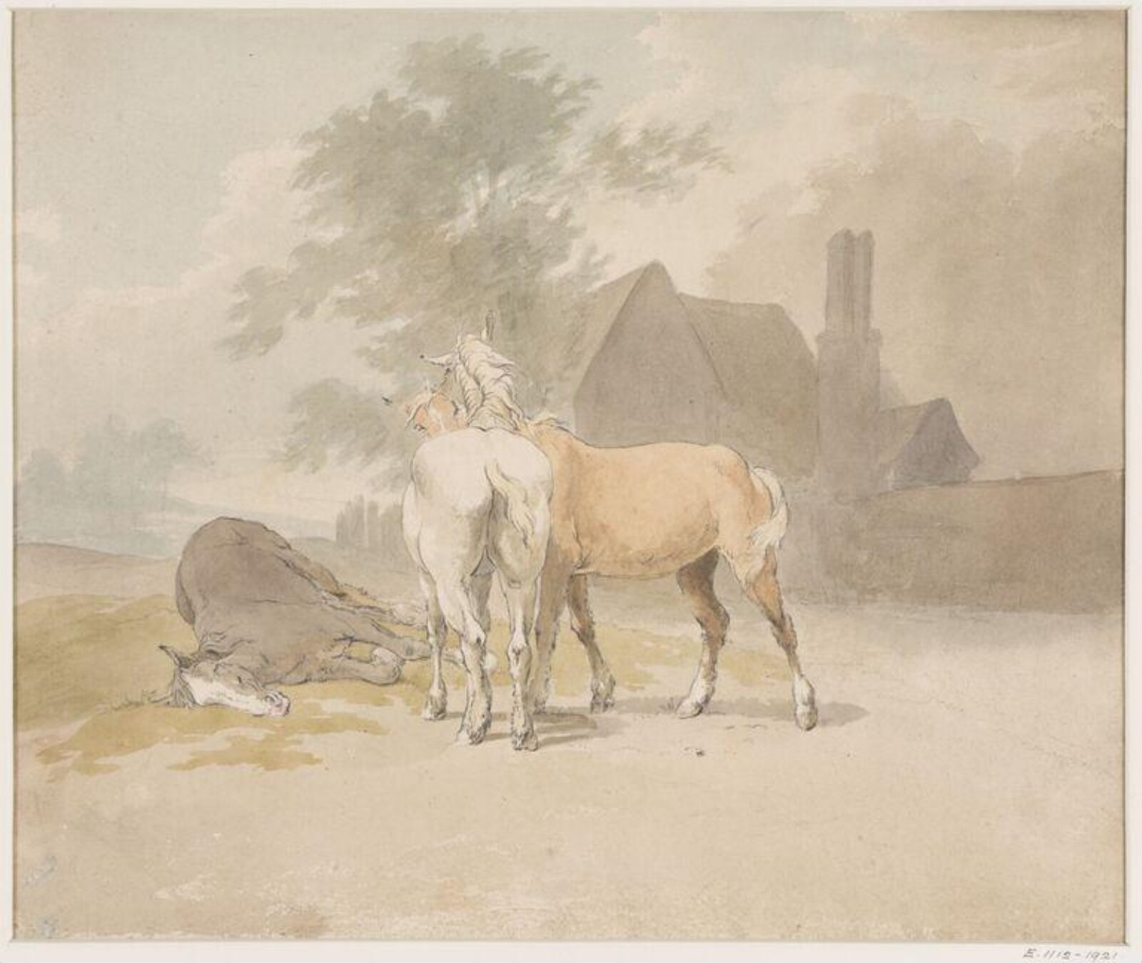 Drawing, Robert Hills, c. 1798