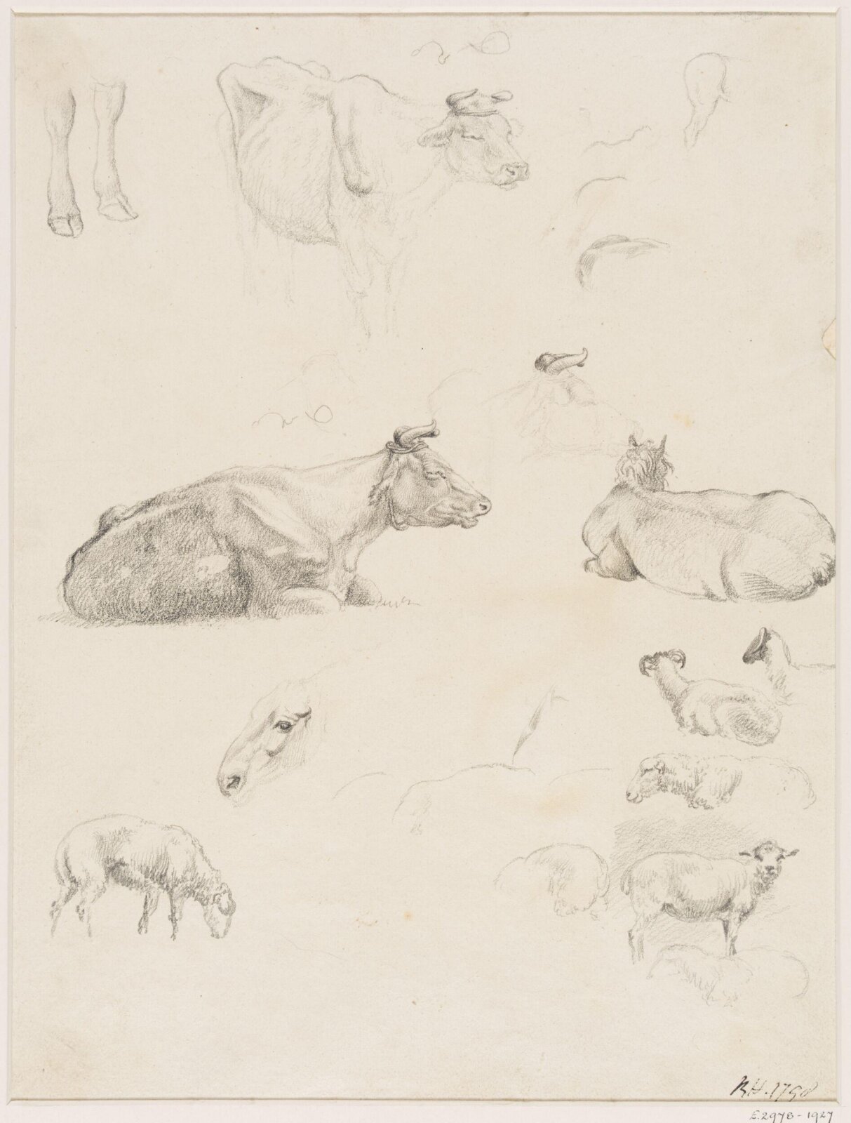 Drawing, Robert Hills, c.1800