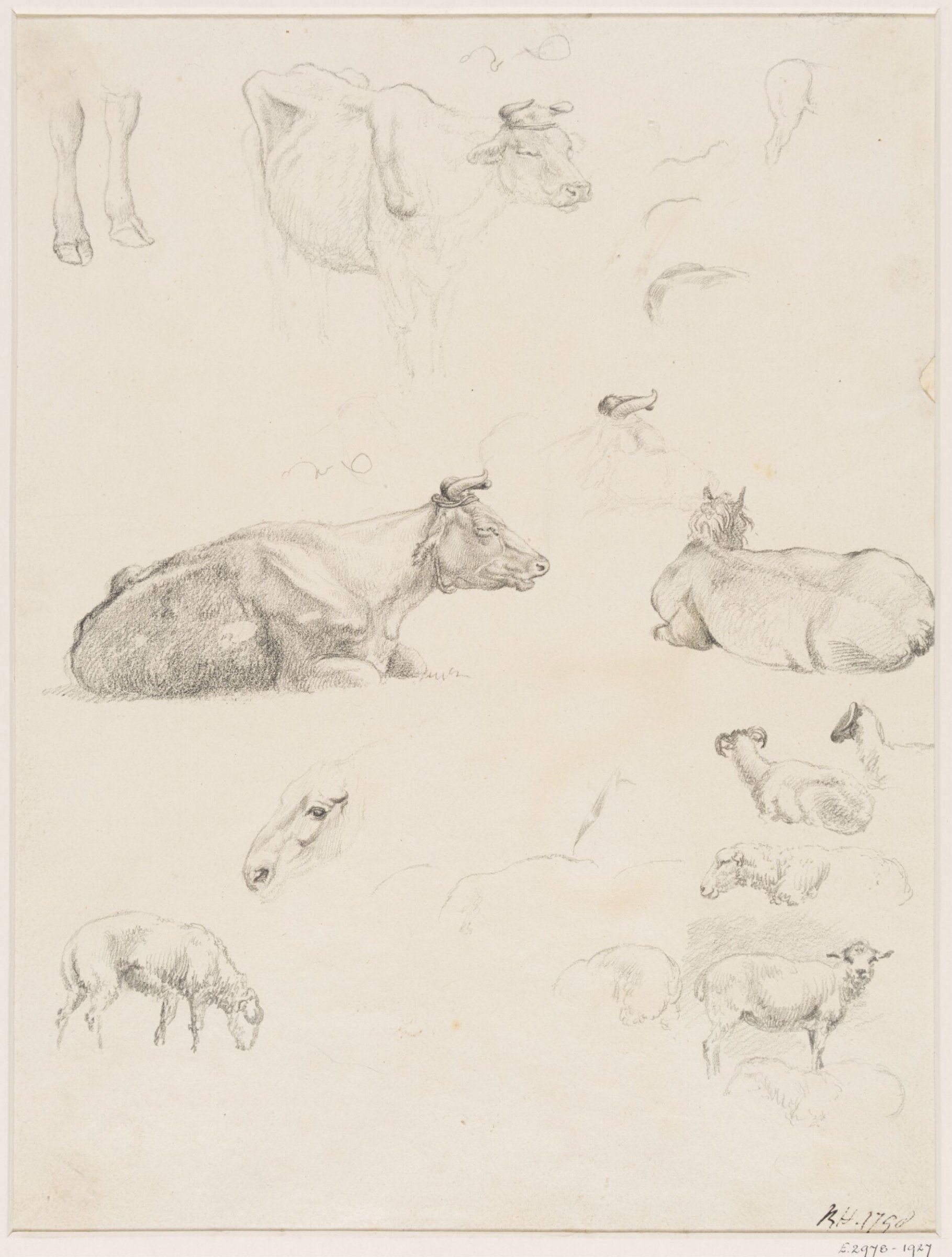 Drawing, Robert Hills, c.1800