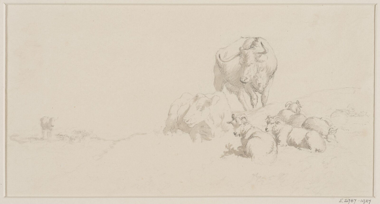 Drawing, Robert Hills, c.1800