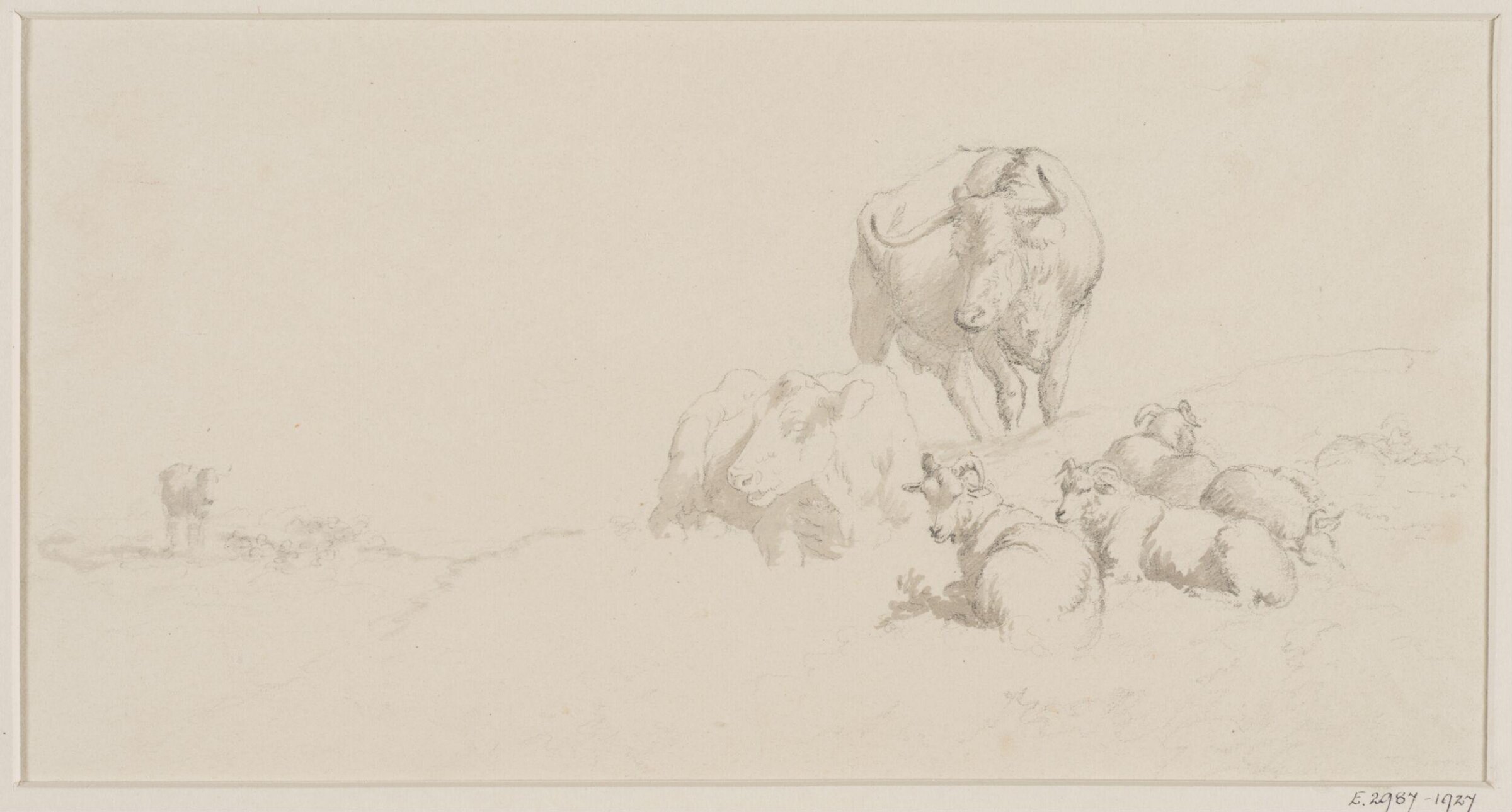 Drawing, Robert Hills, c.1800