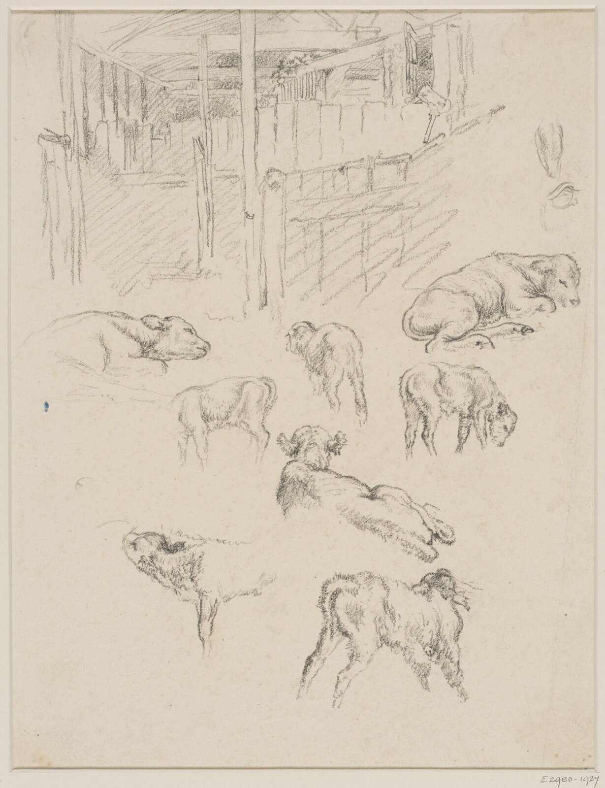 Drawing, Robert Hills, c.1800
