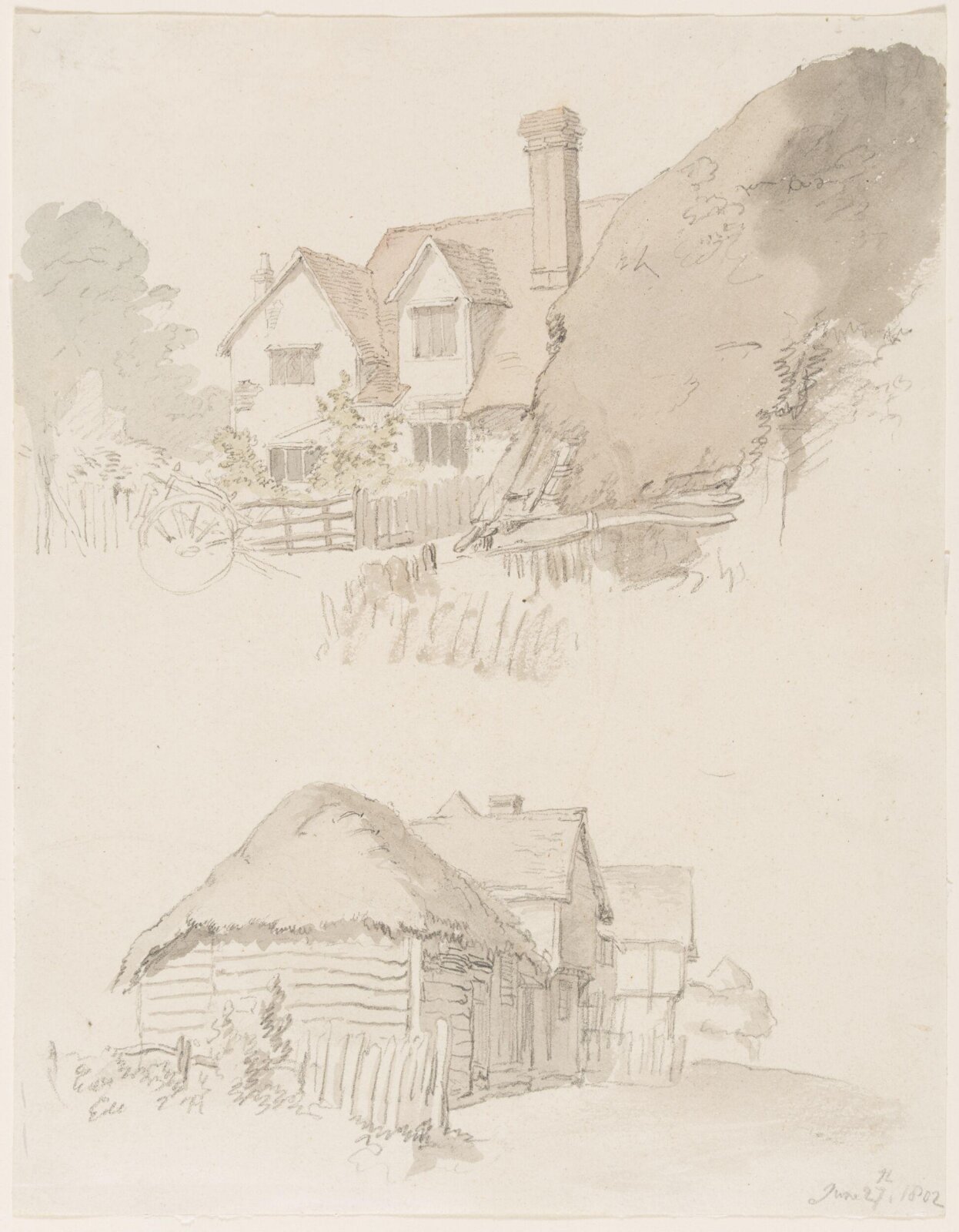 Drawing, Robert Hills, c.1800