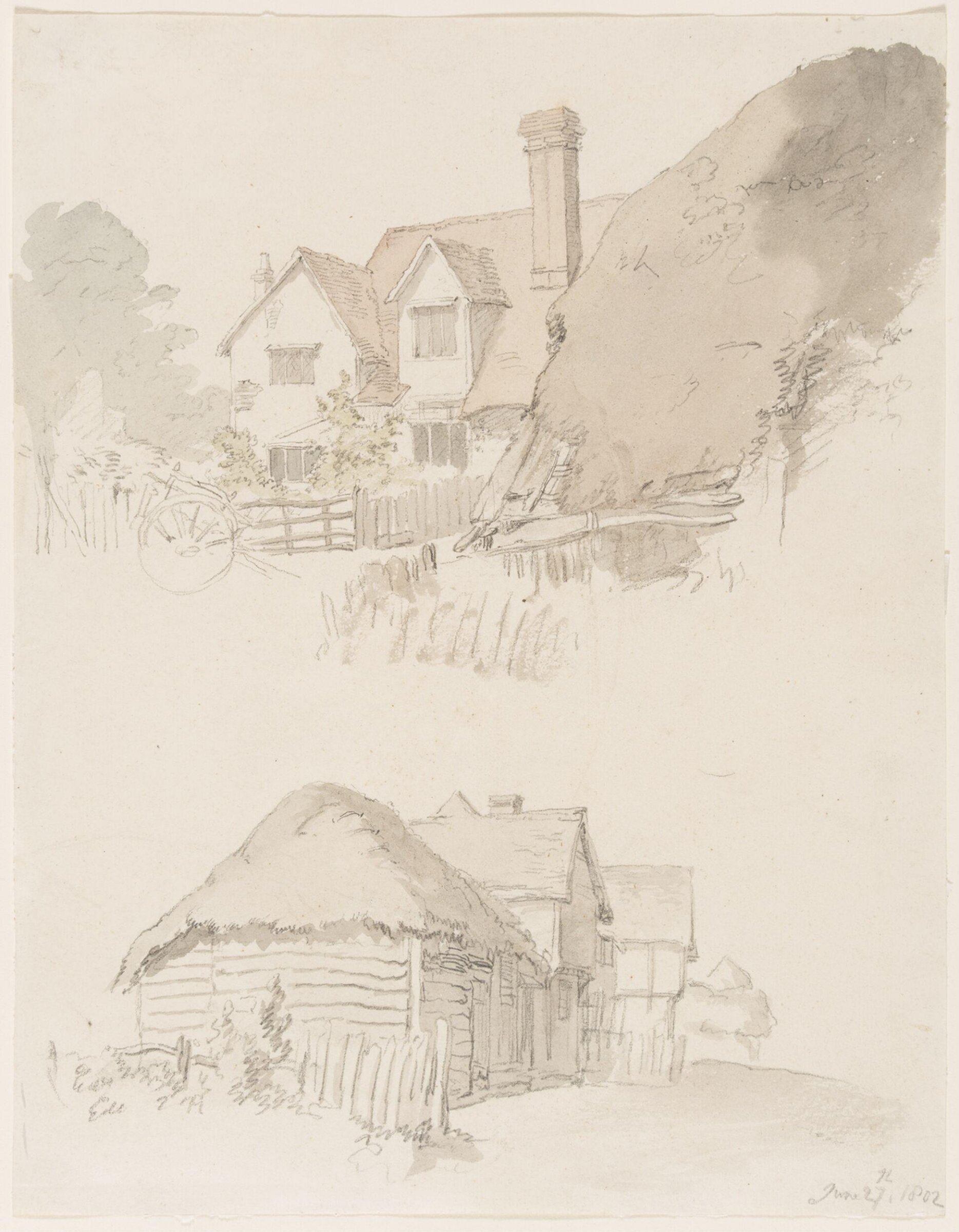 Drawing, Robert Hills, c.1800