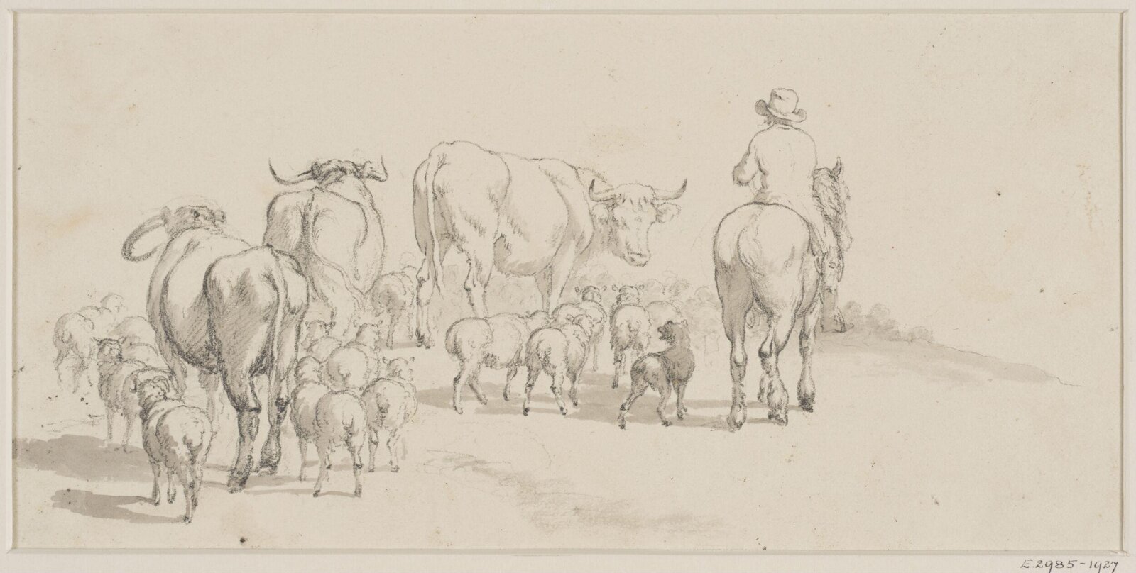 Drawing, Robert Hills, c.1800
