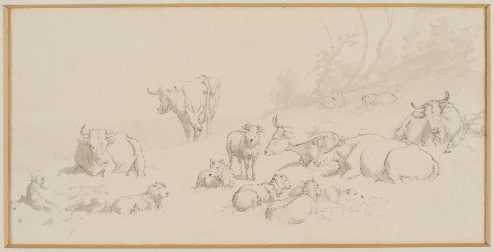 Drawing, Robert Hills, c.1800
