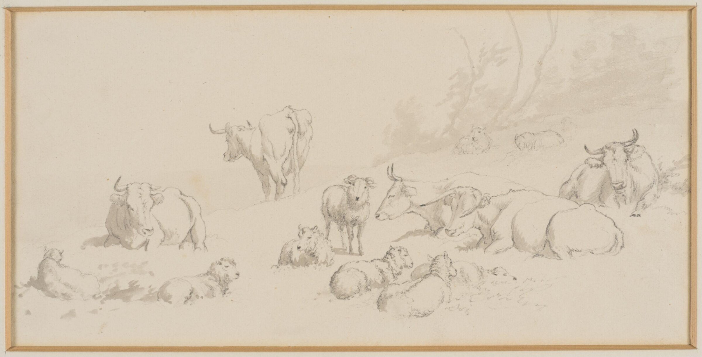 Drawing, Robert Hills, c.1800