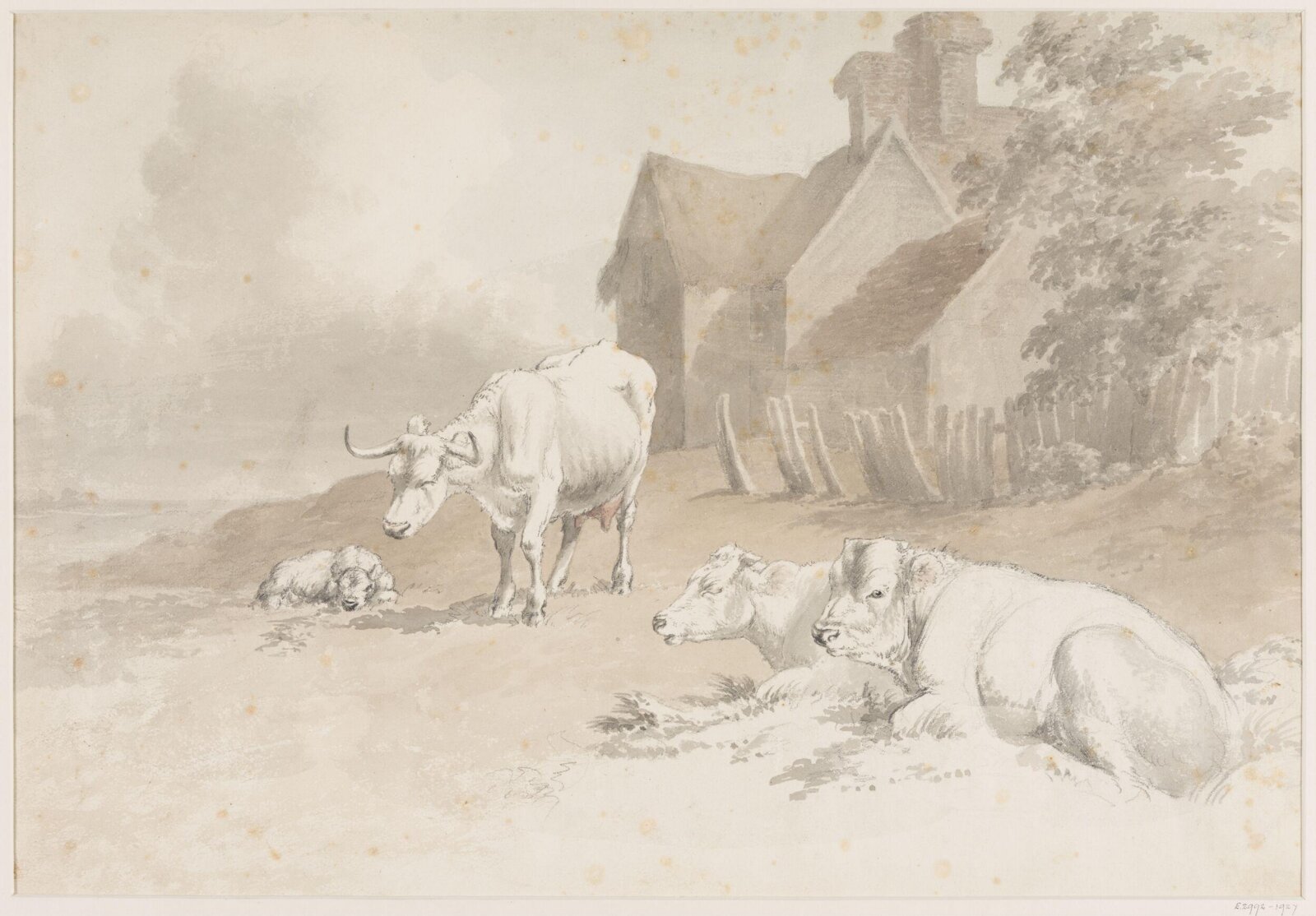 Drawing, Robert Hills, c.1800