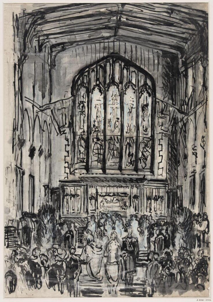 The wedding of Lord Louis Mountbatten and the Hon. Edwina Ashley at St Margaret's Church, Westminster, 18 July 1922. top image