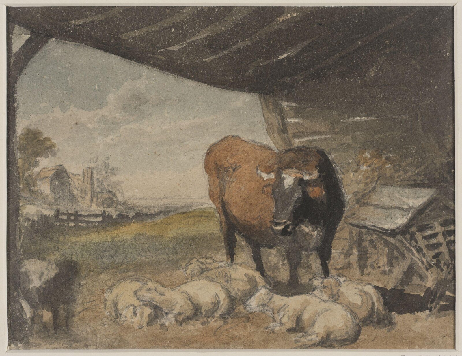 Drawing, Robert Hills, c.1800