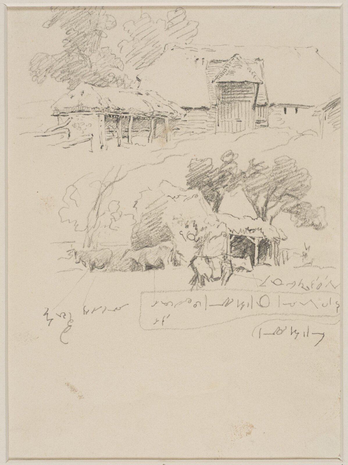 Drawing, Robert Hills, c.1800