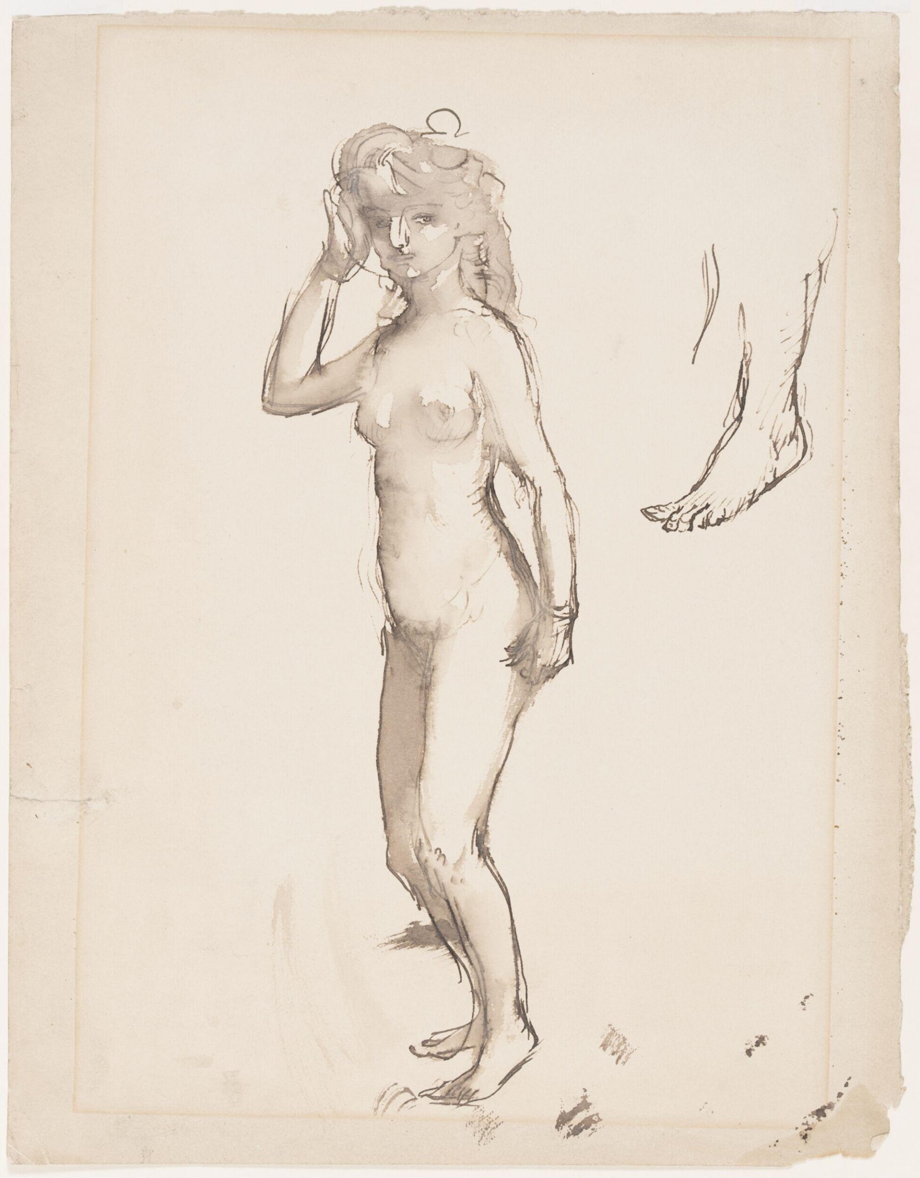 Drawing, Augustus Edwin John, ca.1900-1907