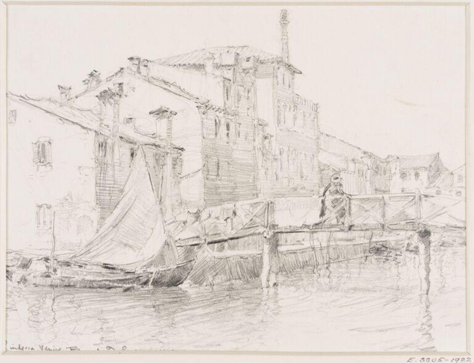 Drawing, Ernest Borough Johnson, 1922