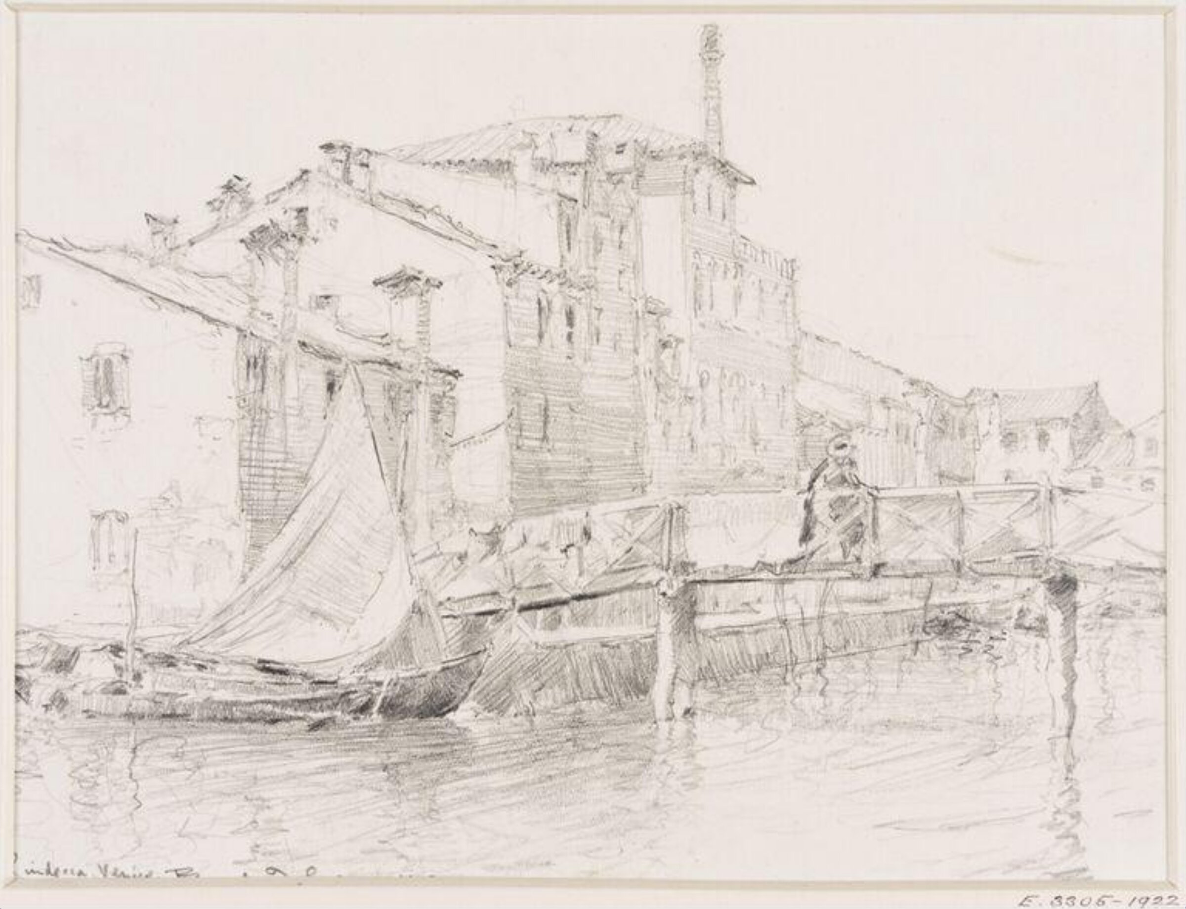 Drawing, Ernest Borough Johnson, 1922