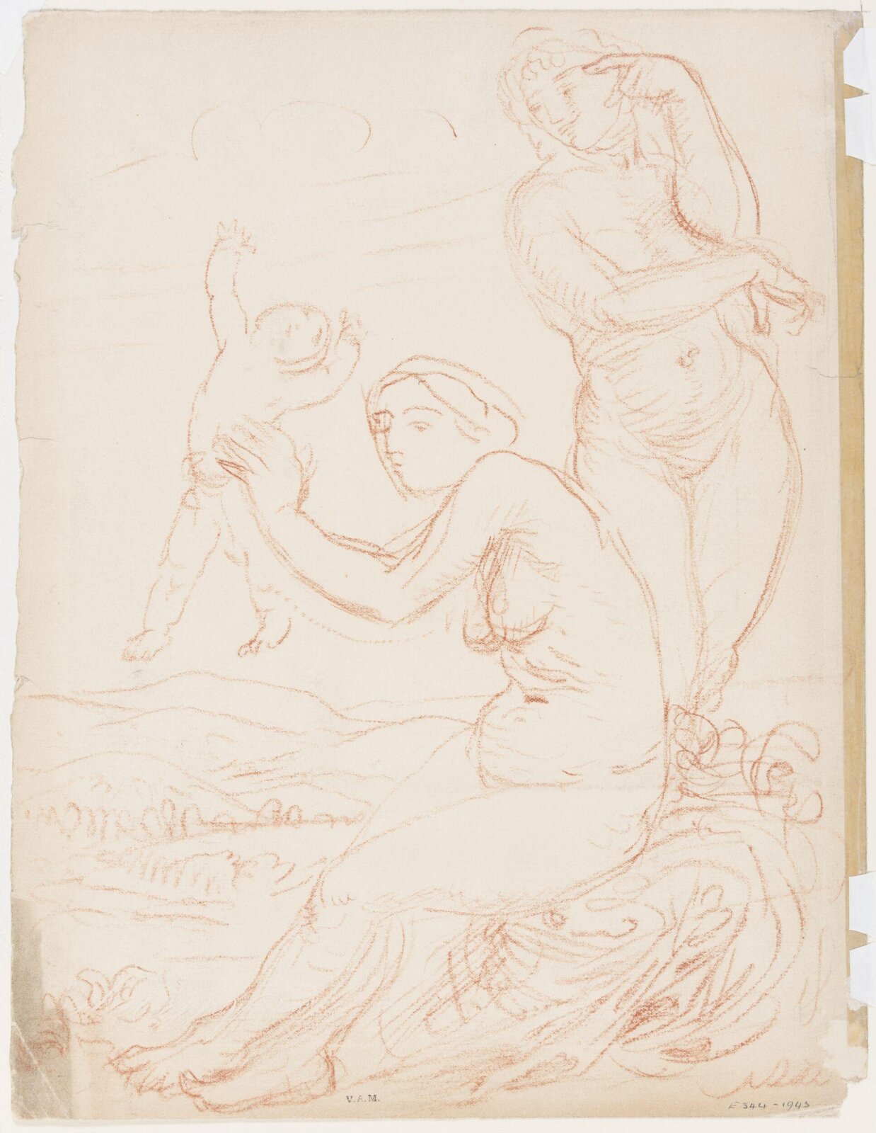 Drawing, Augustus Edwin John, ca.1900-1907