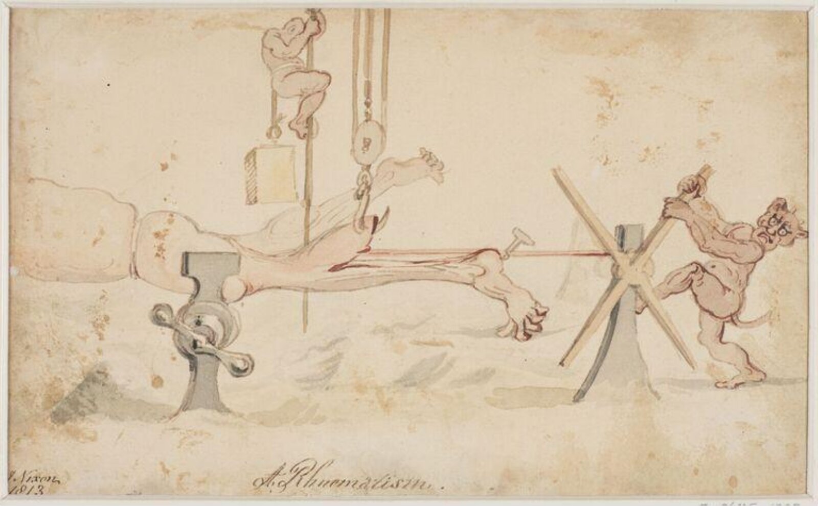 Drawing, John Nixon, 1813