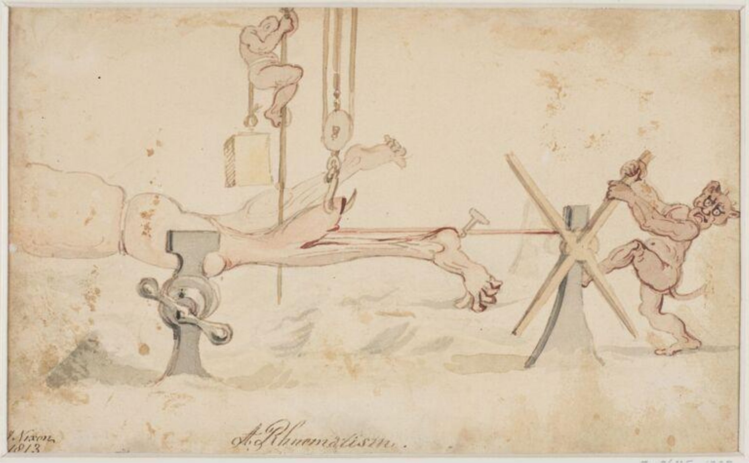 Drawing, John Nixon, 1813