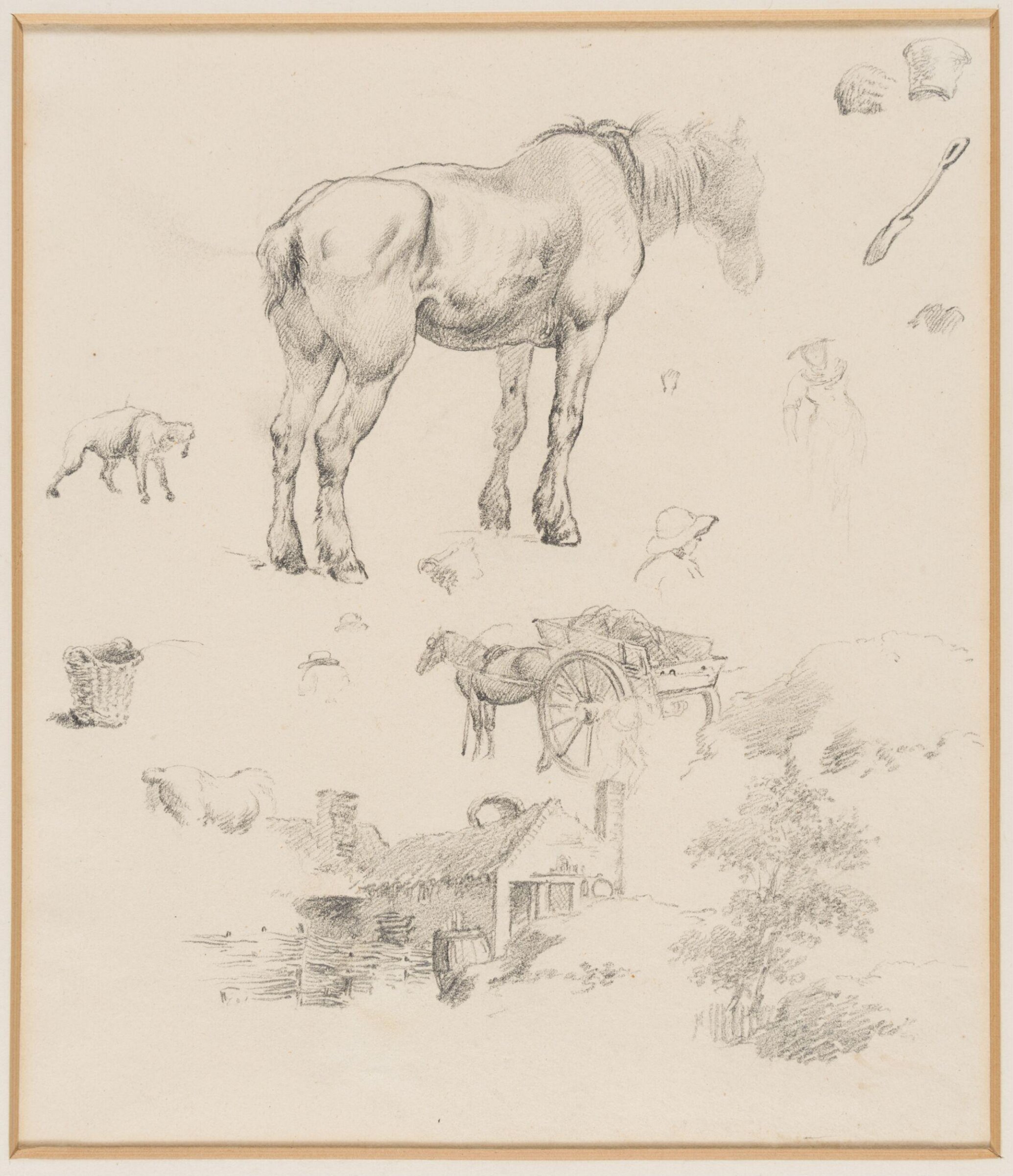 Drawing, Robert Hills, c.1800