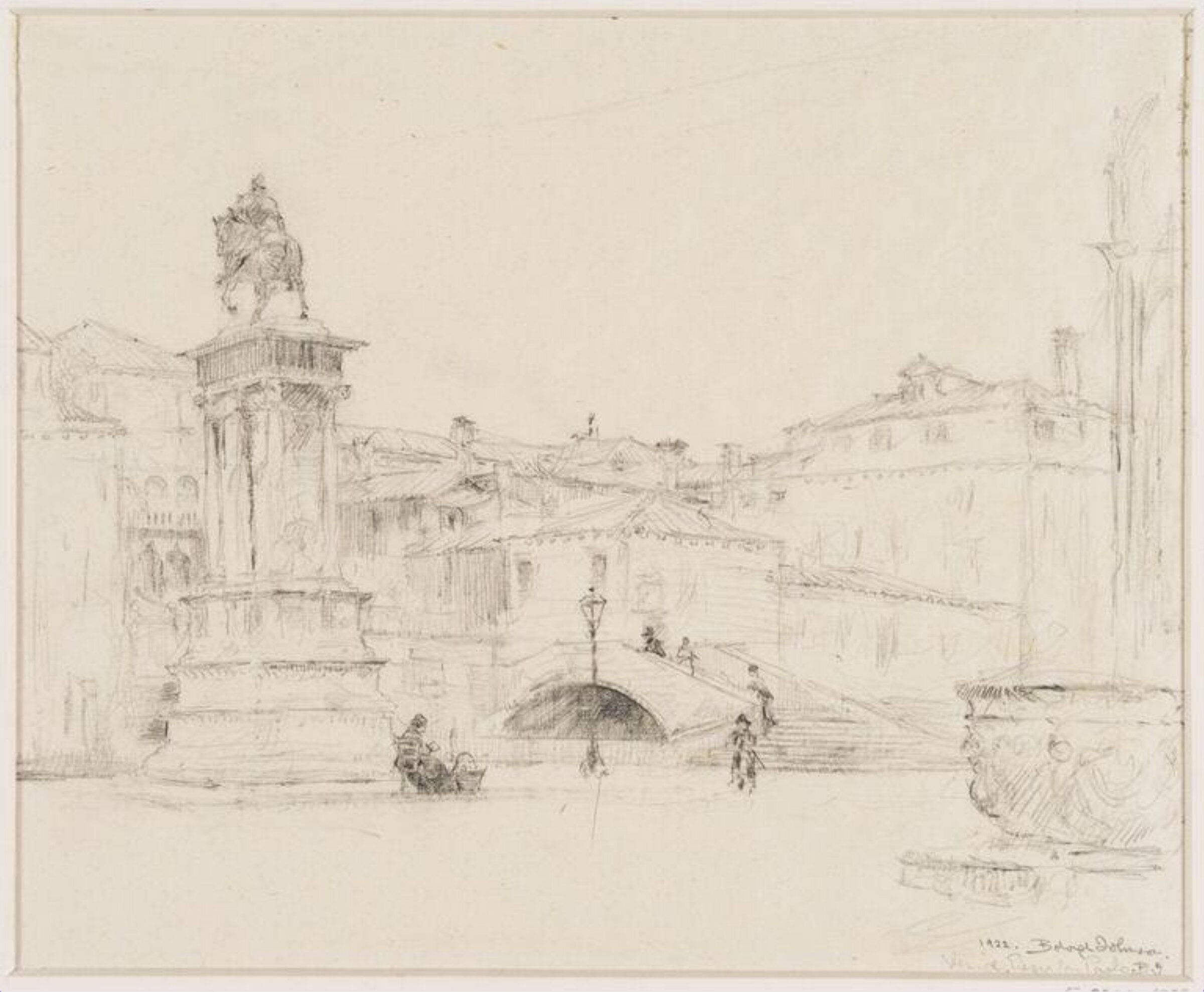 Drawing, Ernest Borough Johnson, 1922