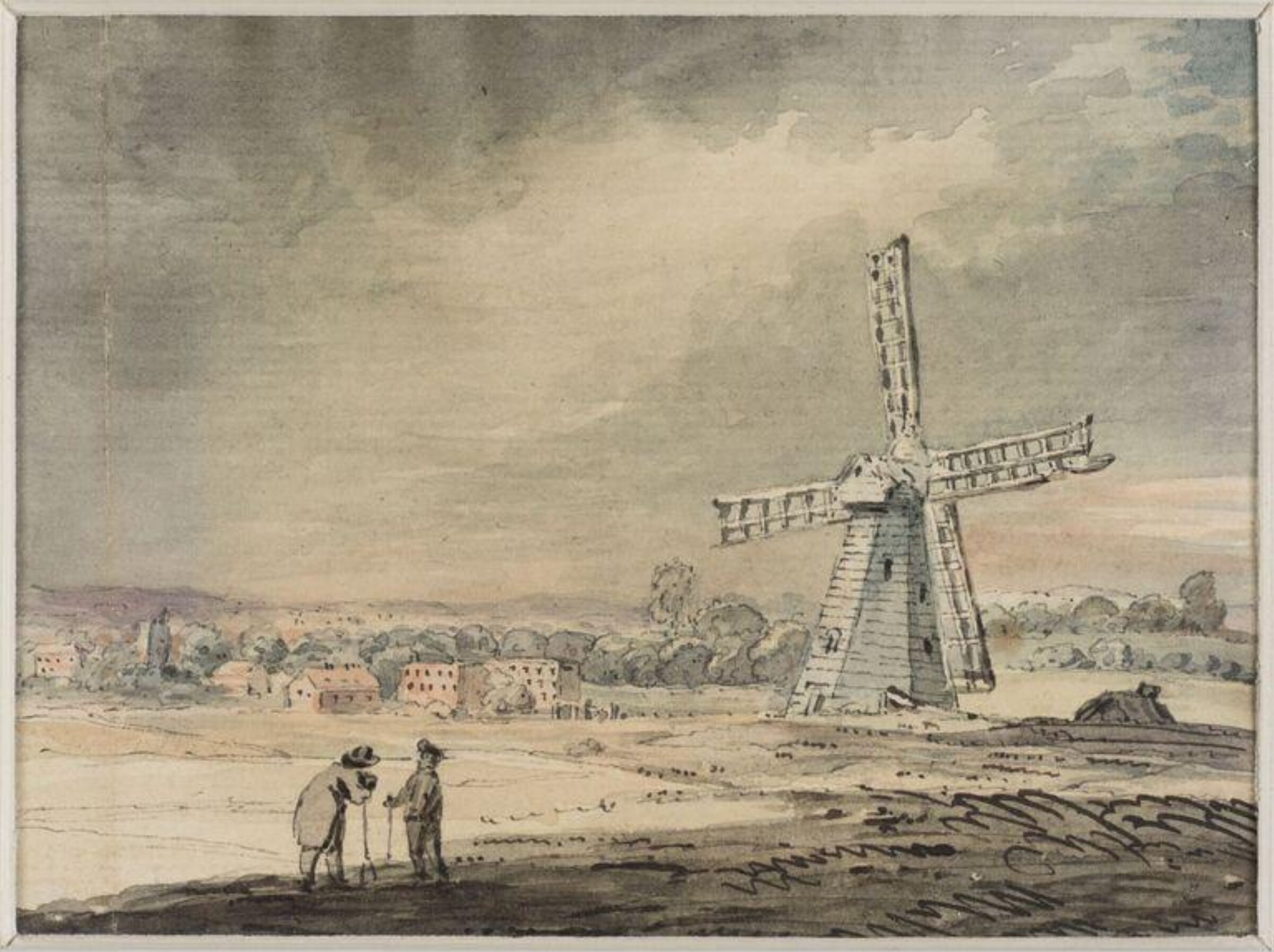 Watercolour, John Nixon, 1801