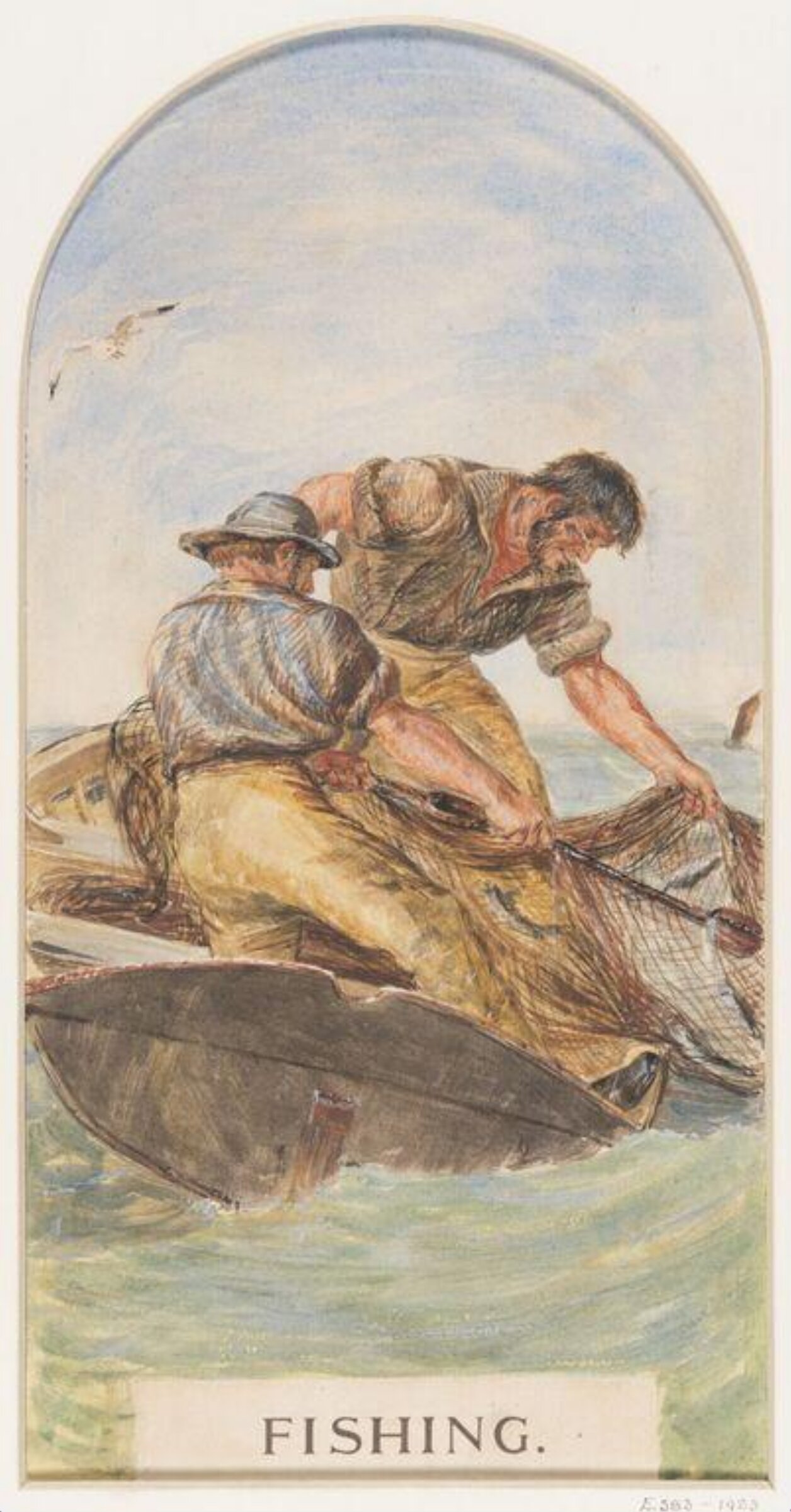 Watercolour, James Clarke Hook, 1862