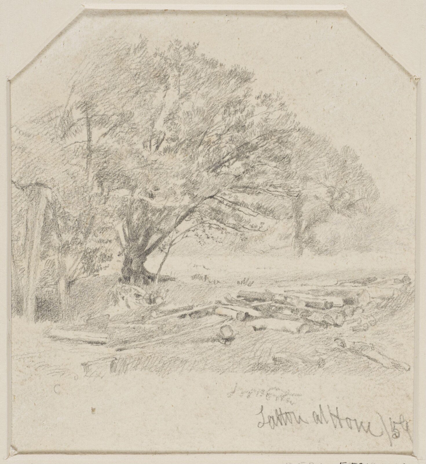 Drawing, John William North, 1859