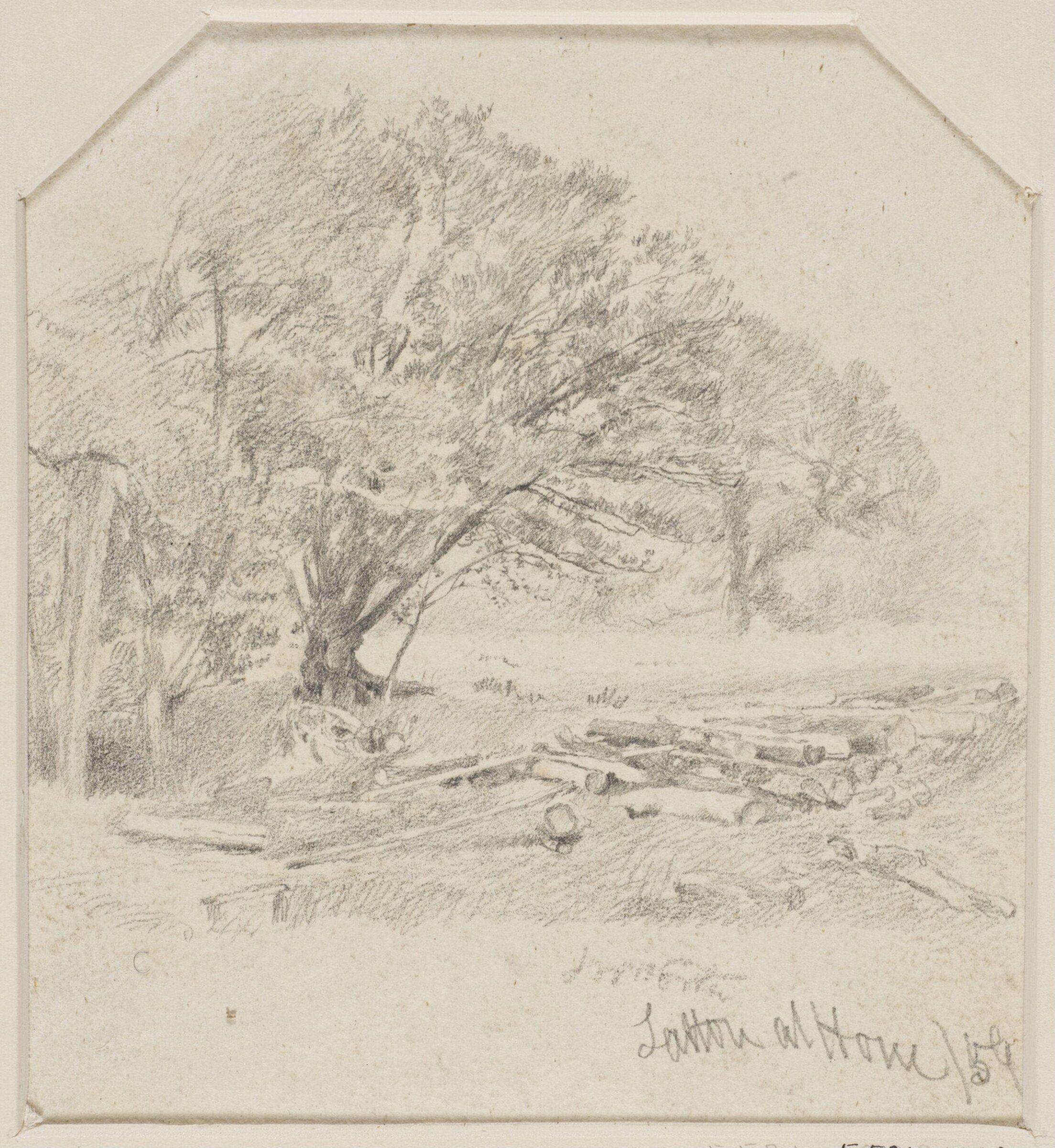 Drawing, John William North, 1859