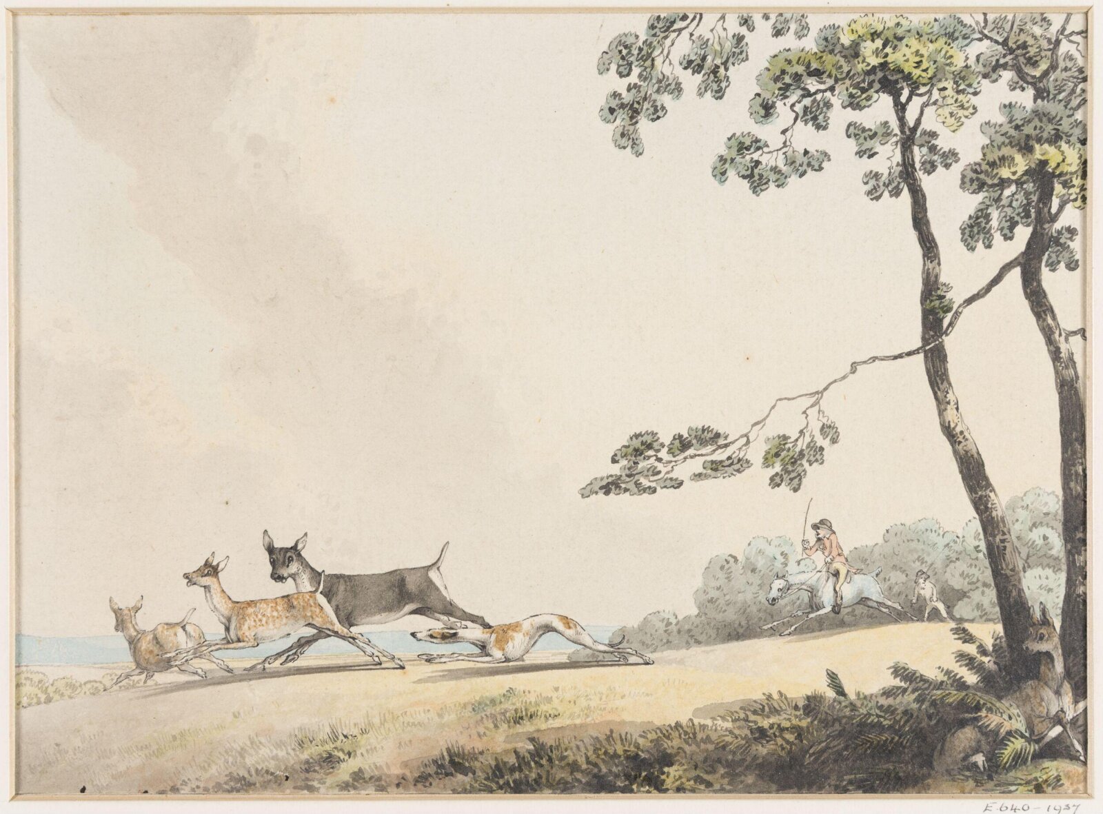 Watercolour drawing, Samuel Howitt, c.1800s