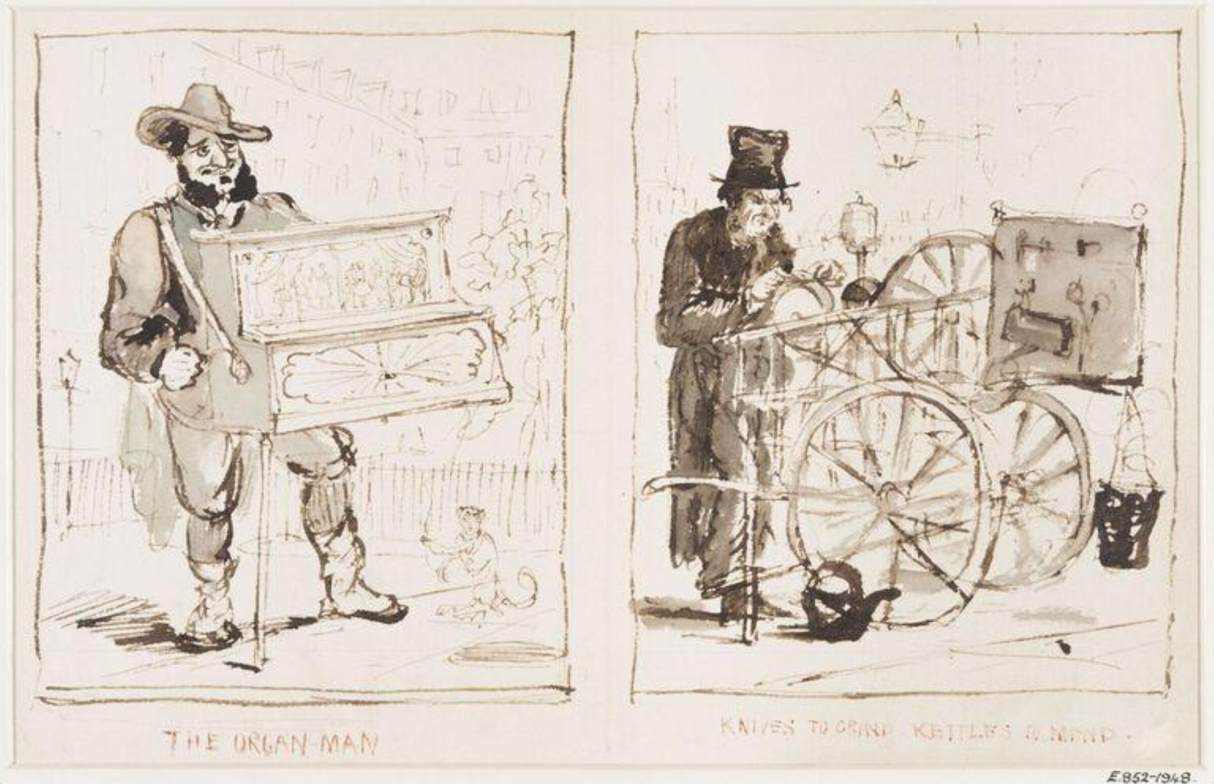 The Organ-Man, Edward Hull, 19th century