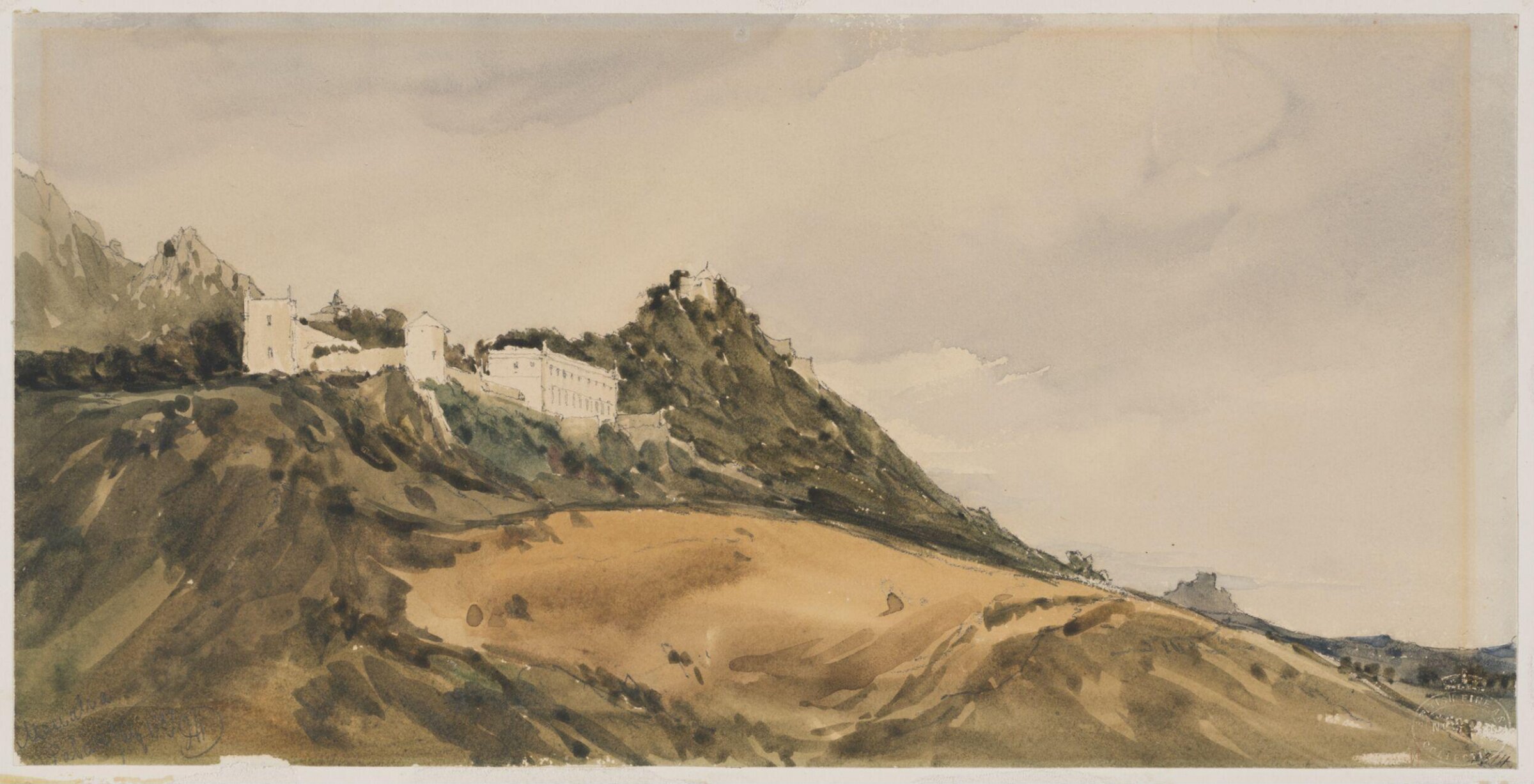 Manalva Palace, James Holland, 1837