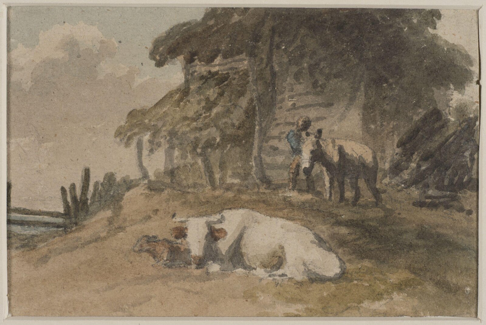 Drawing, Robert Hills, c.1800