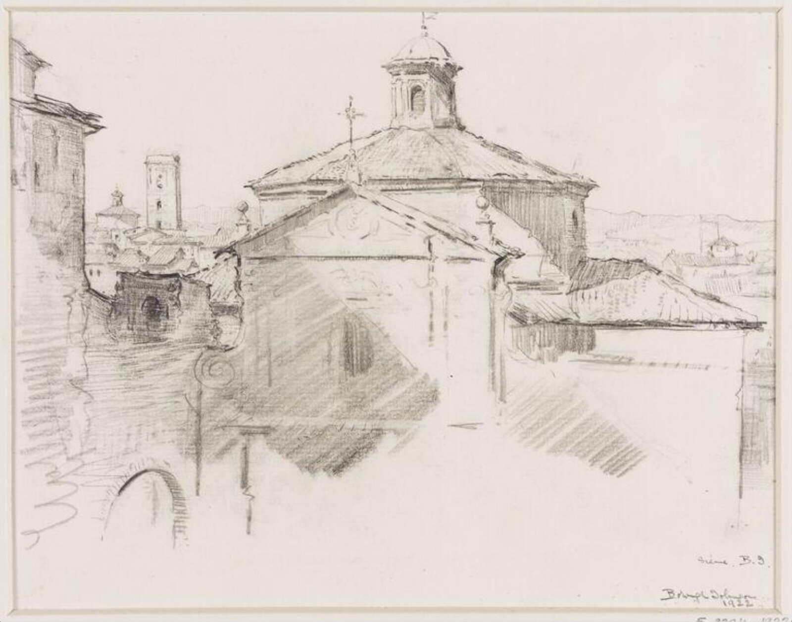 Drawing, Ernest Borough Johnson, 1922