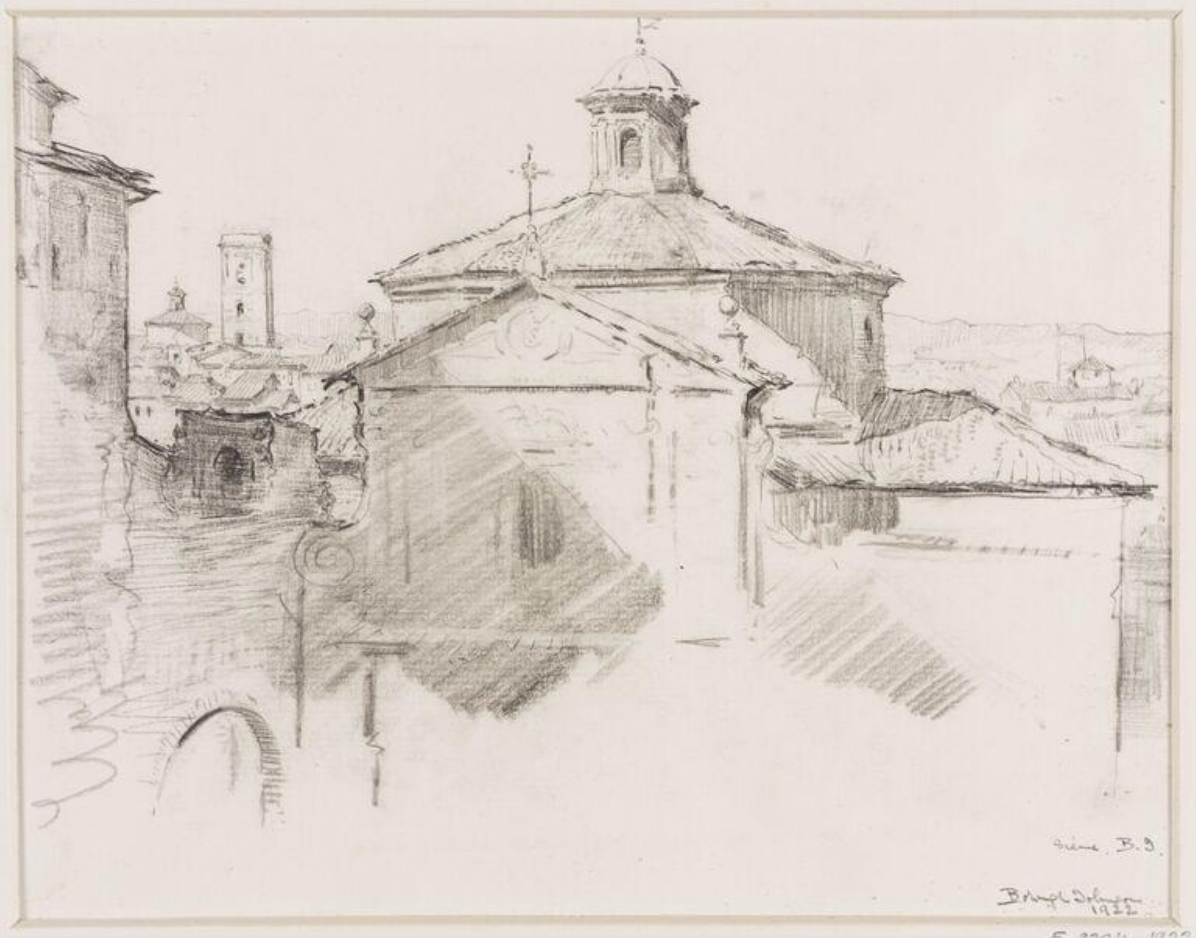 Drawing, Ernest Borough Johnson, 1922