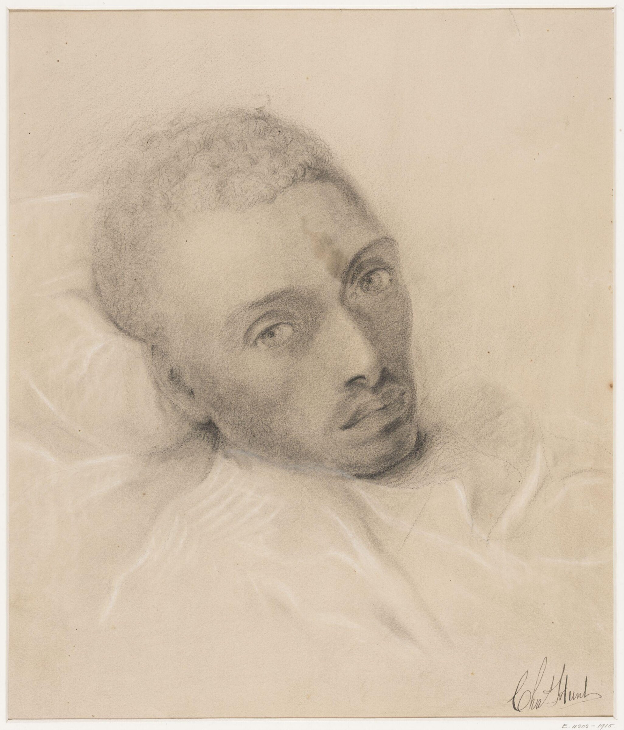 Drawing, Charles Hunt, mid 19th century