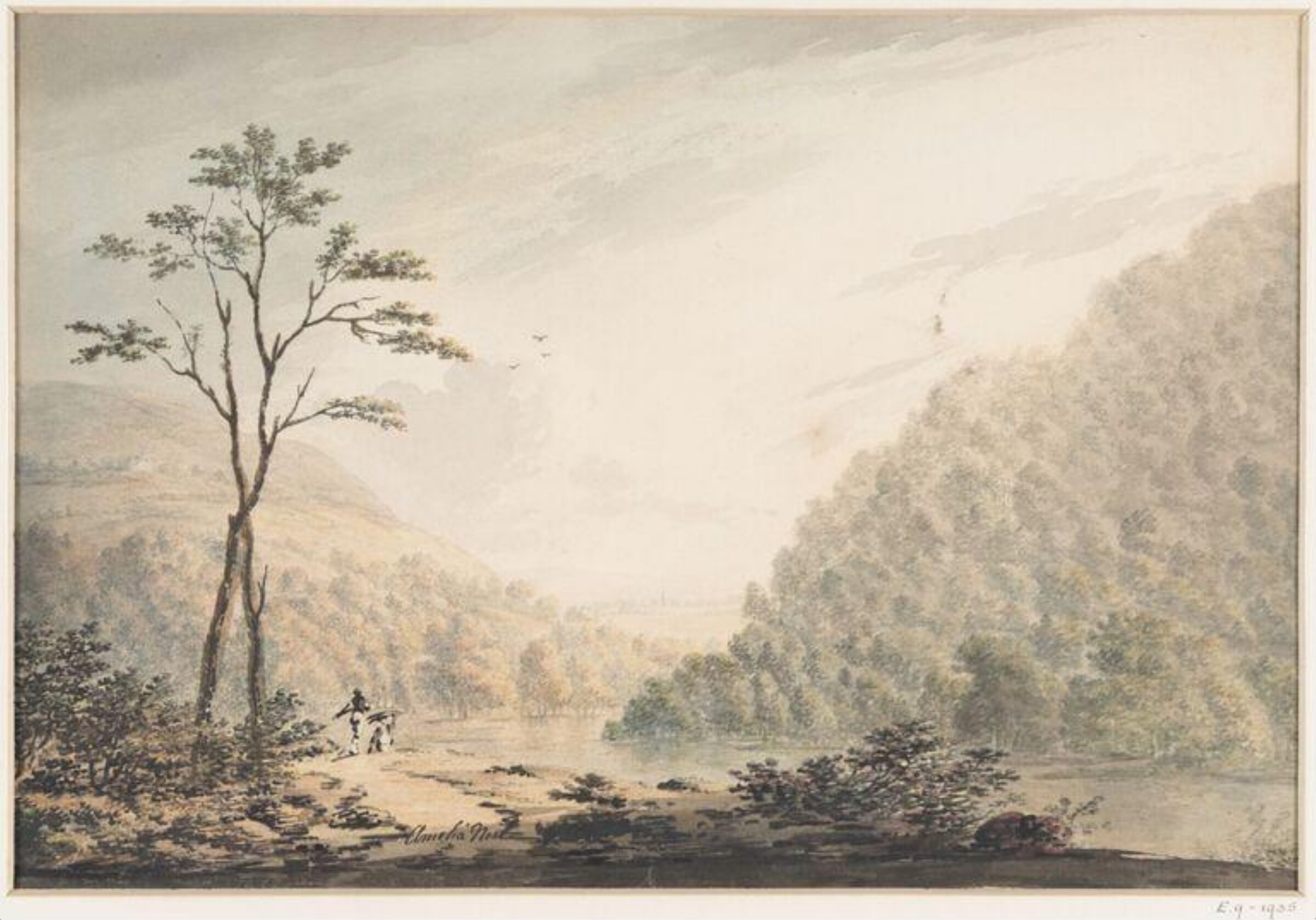View on the Lands of the Earl of Fortescue, Castle Hill, Devon, Amelia Noel, c. 1795-1804