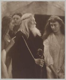 King Lear allotting his kingdom to his three daughters thumbnail 1