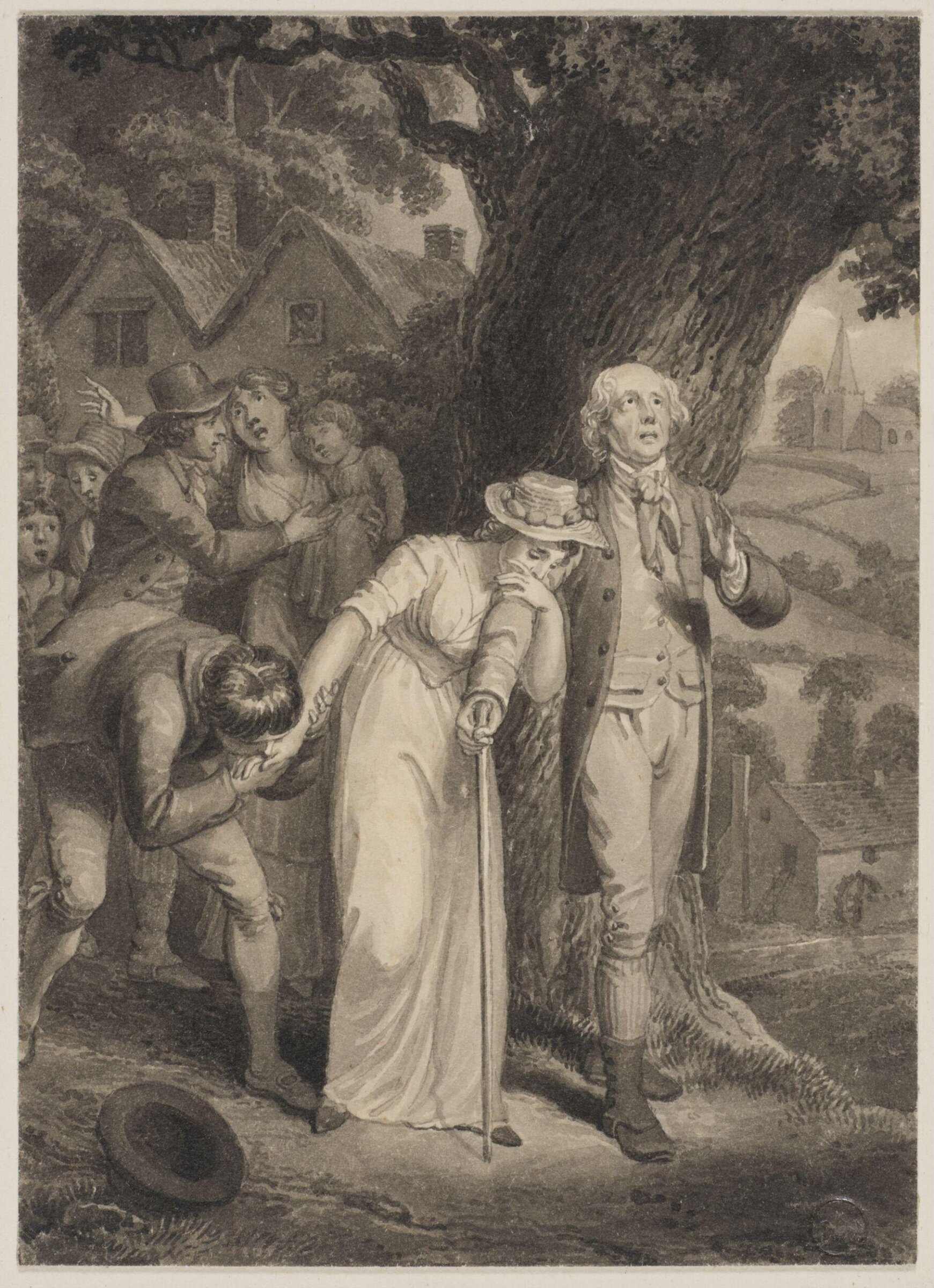 Illustration to 'The Deserted Village', Marshall Craig, 1806