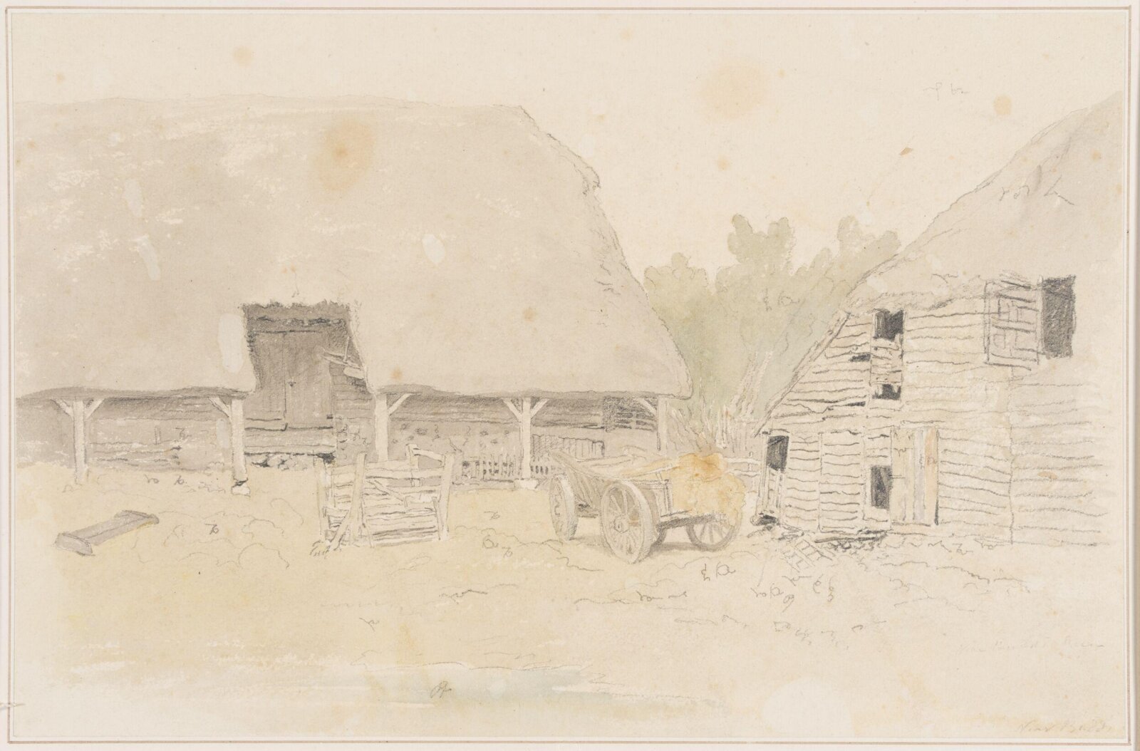 Drawing, Robert Hills, 1769-1844