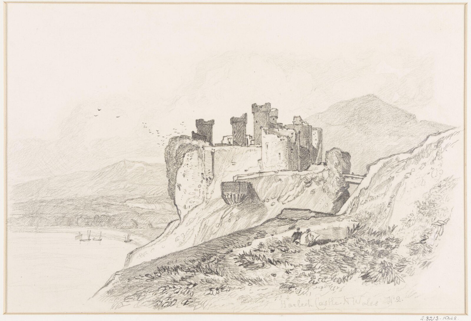 Harlech Castle, Merionethshire, John Sell Cotman, 1838