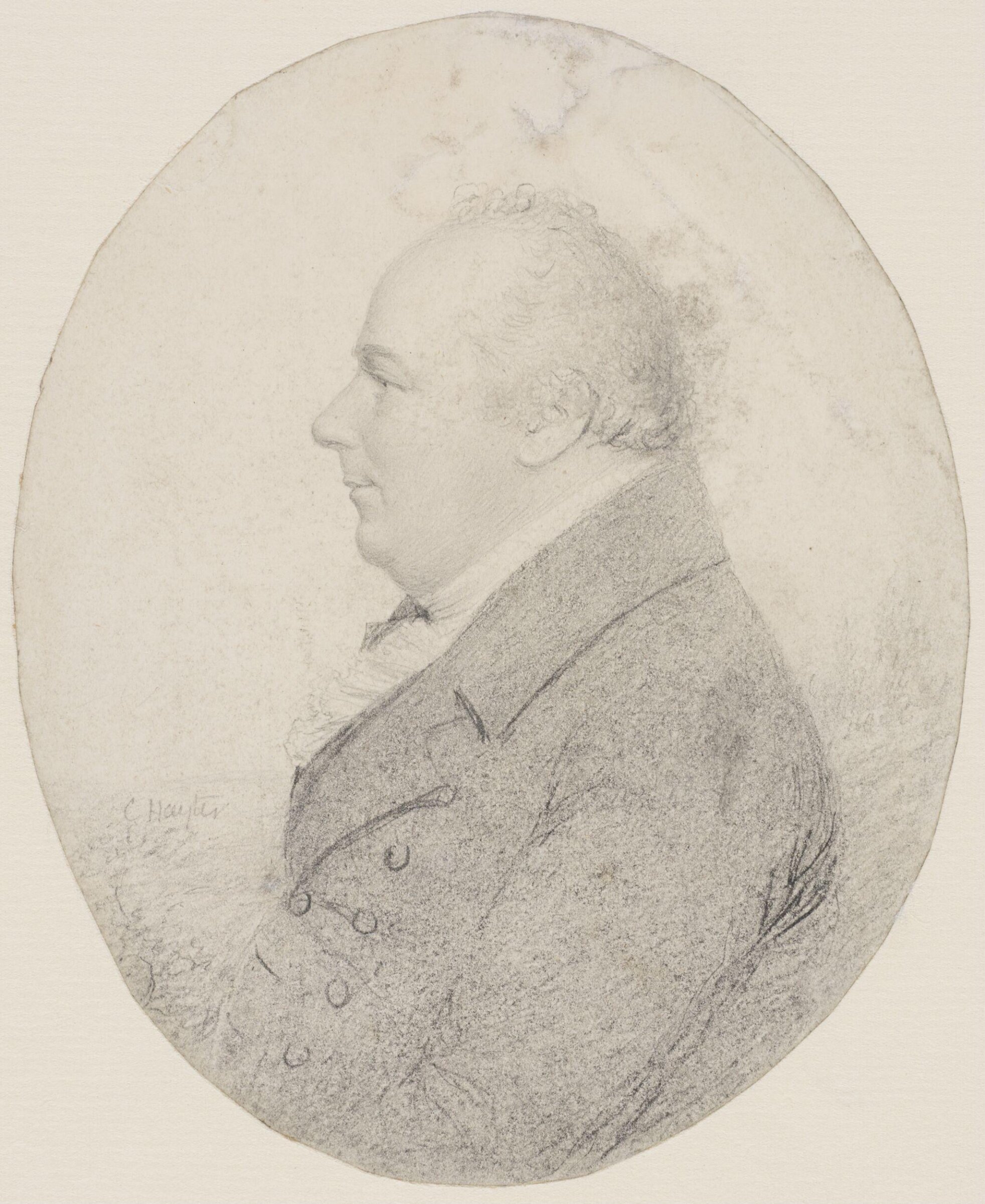 Portrait of a gentleman, Charles Hayter, 1786-1832