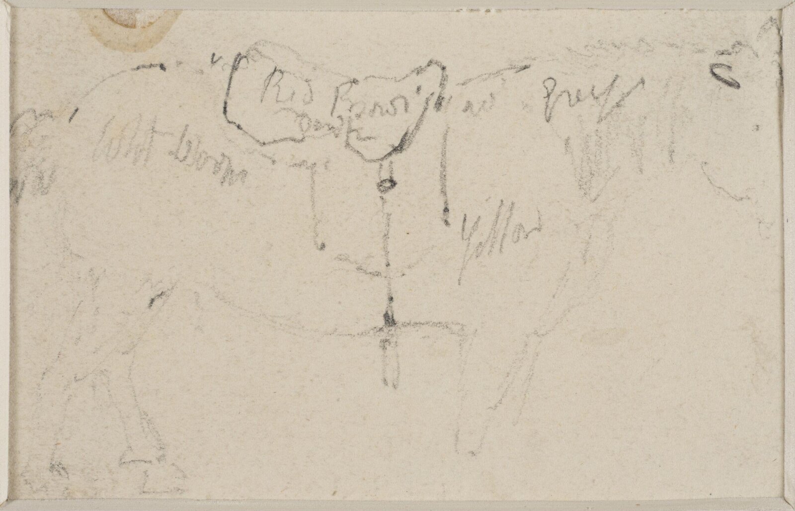 Study of a horse, John Sell Cotman, ca. 1820s