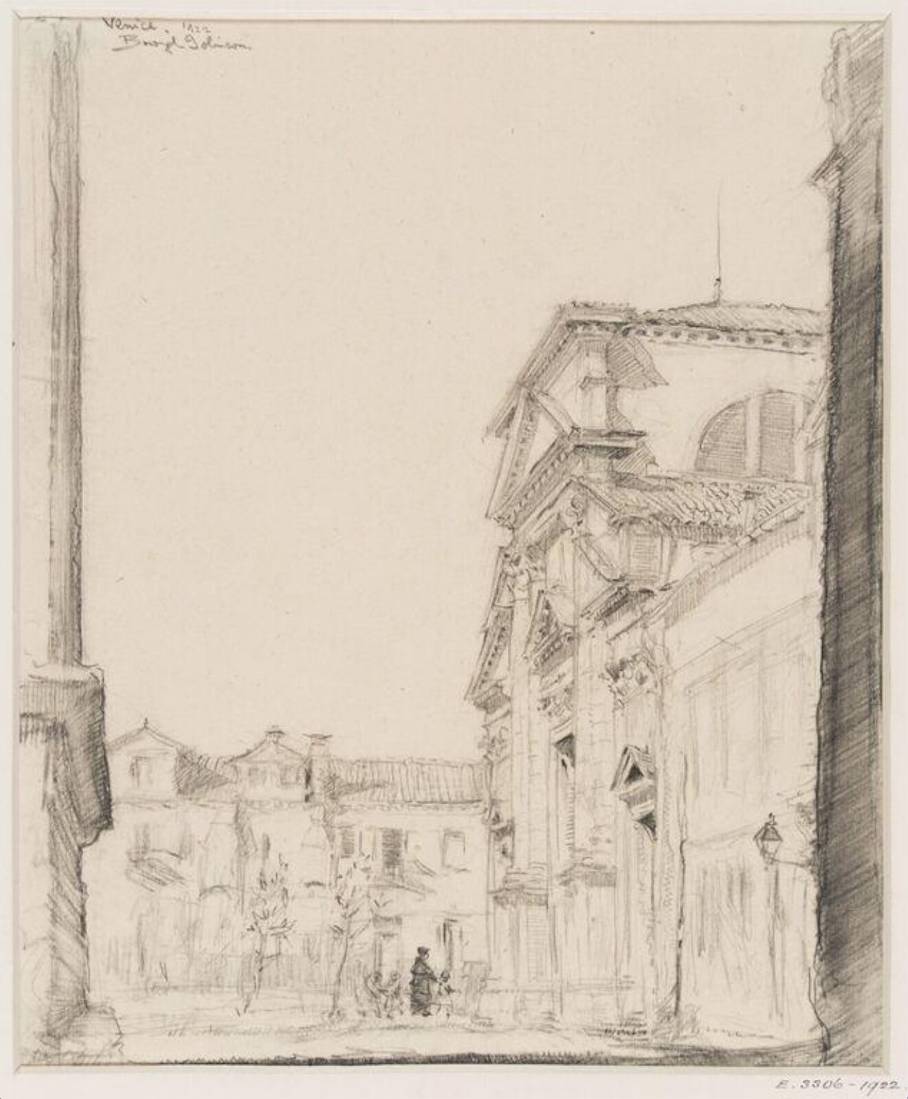 Drawing, Ernest Borough Johnson, 1922