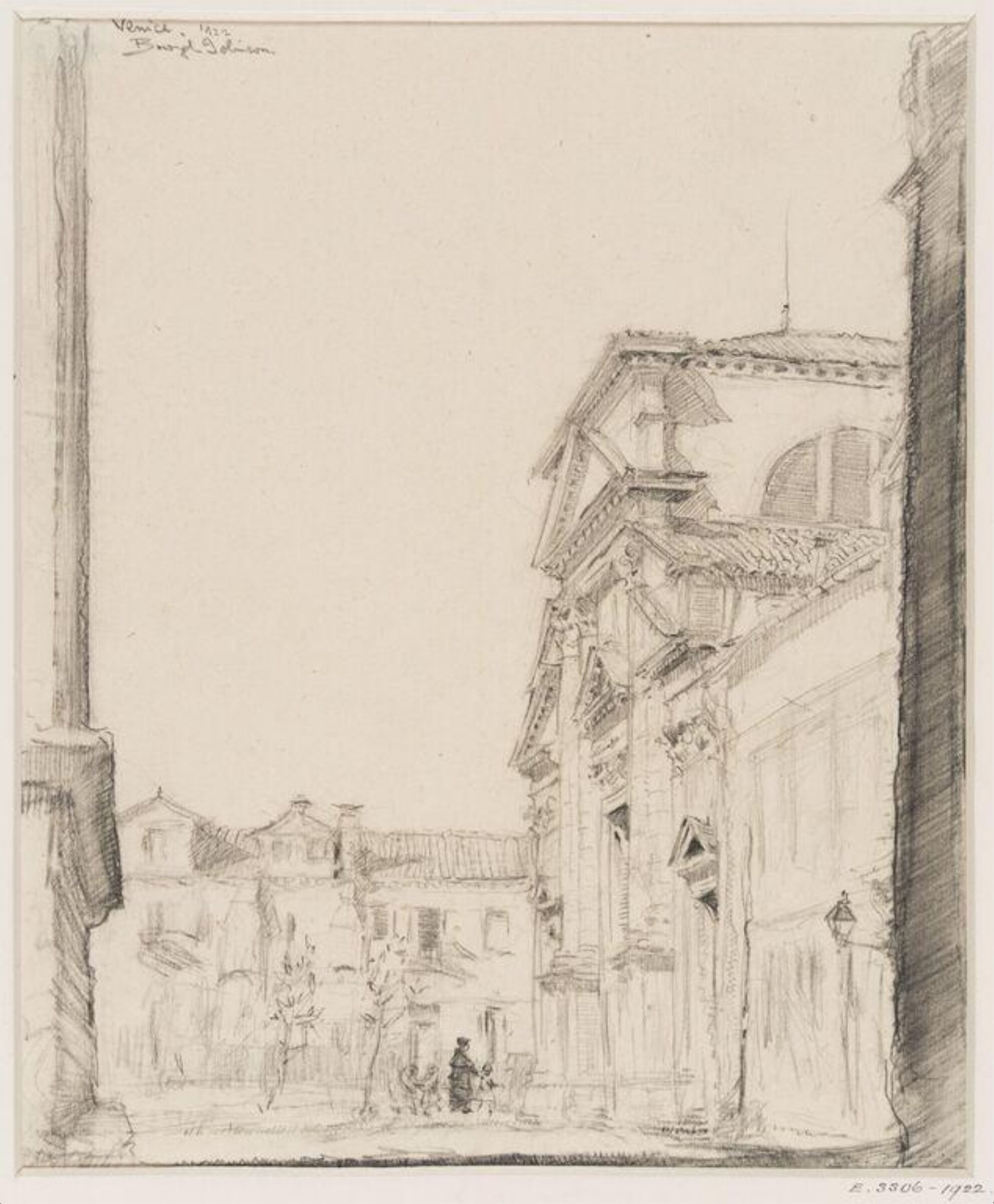 Drawing, Ernest Borough Johnson, 1922