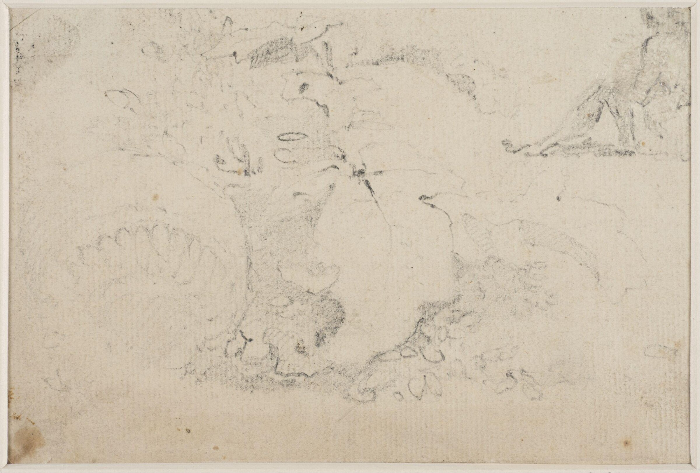 Seated figure and a plant form, Джон Селл Котман, ок. 1800–1842