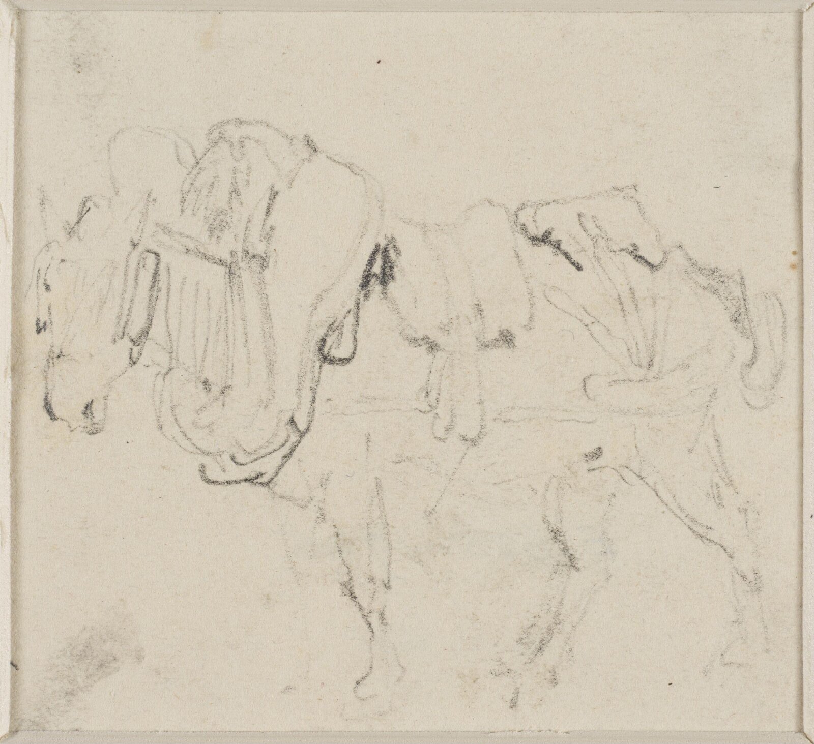 Study of a horse, John Sell Cotman, ca. 1820s
