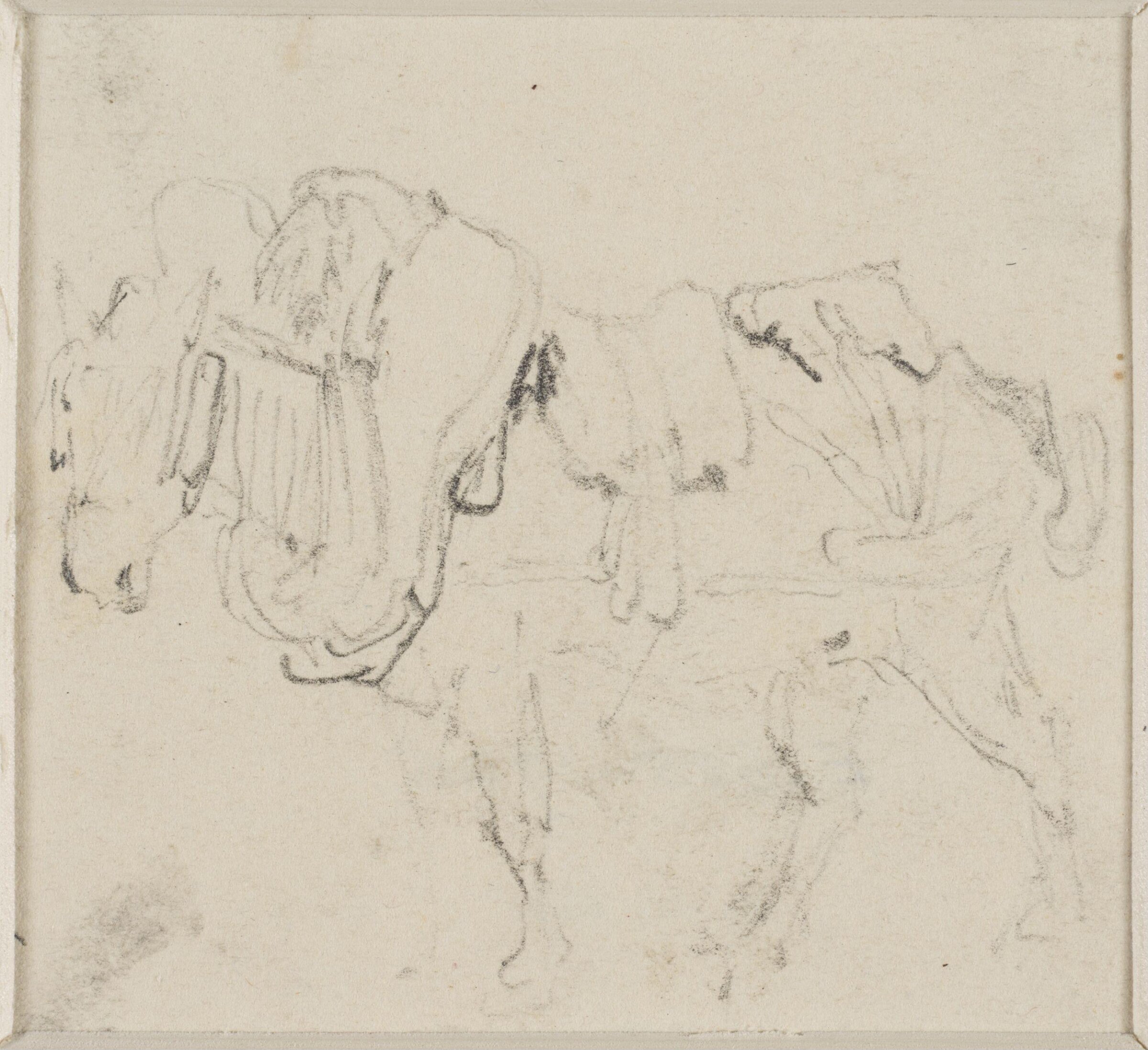 Study of a horse, John Sell Cotman, ca. 1820s