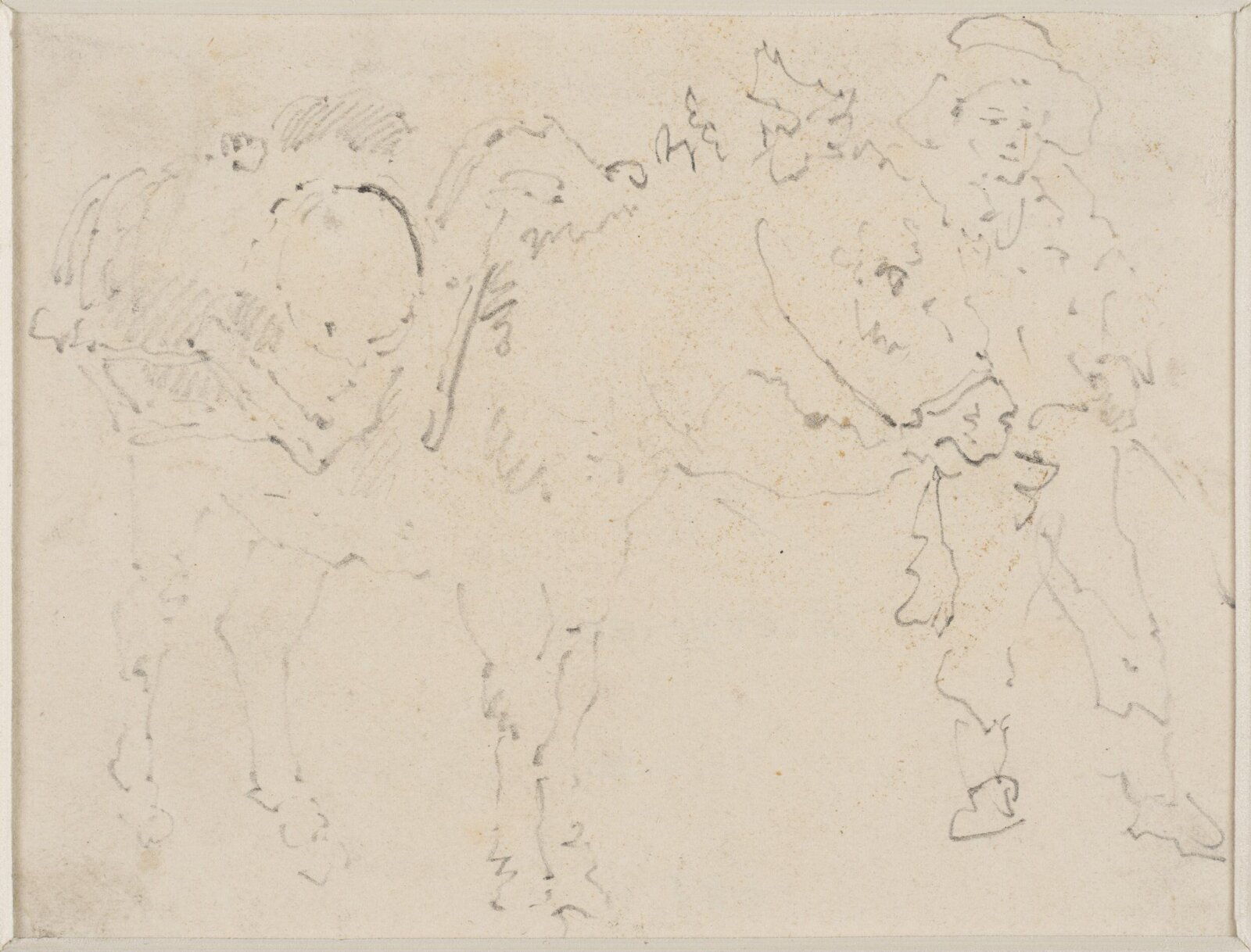 Study of a donkey, John Sell Cotman, ca. 1820s