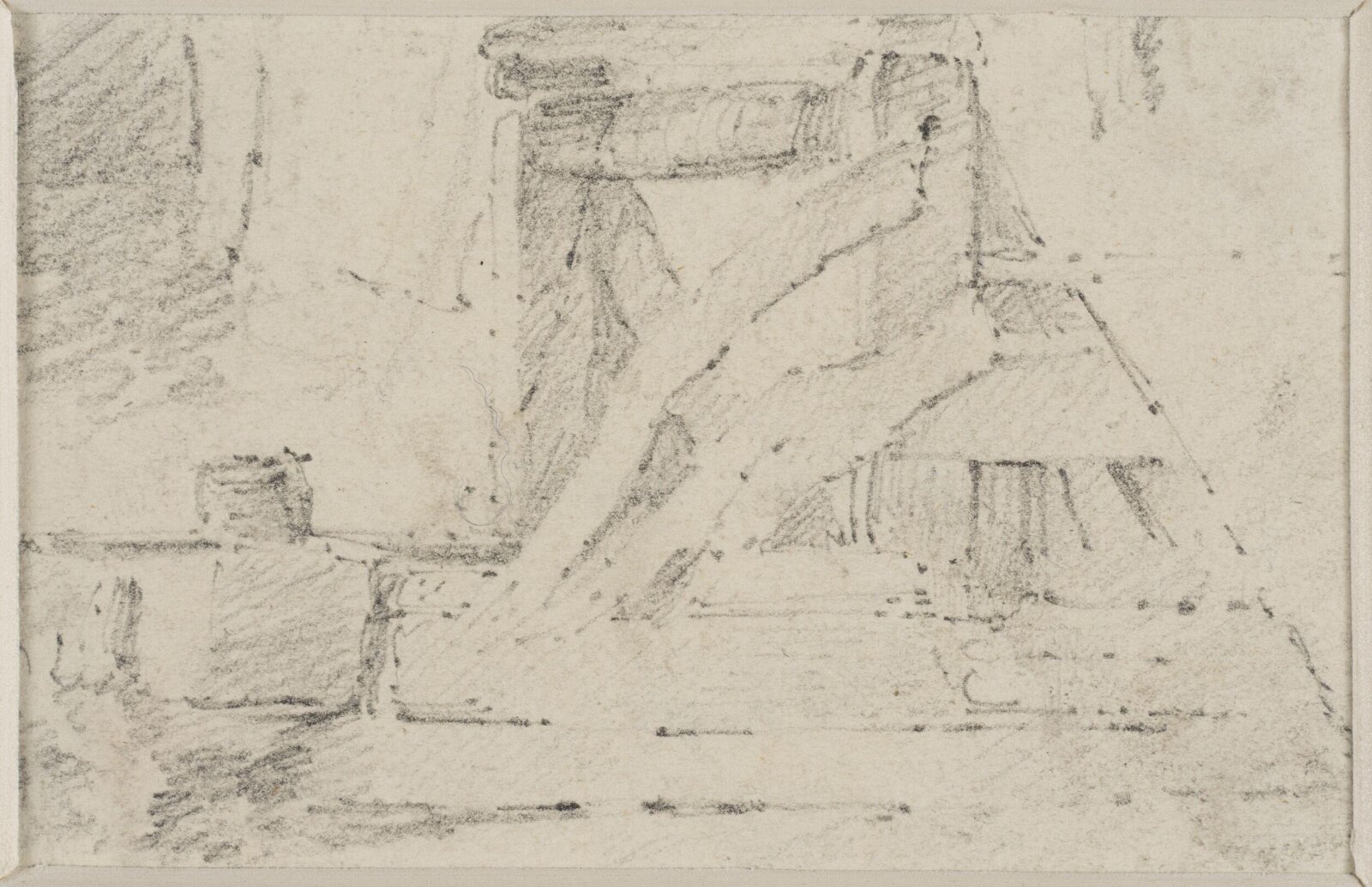 Study : superstructure of a well, John Sell Cotman, ca. 1800-42