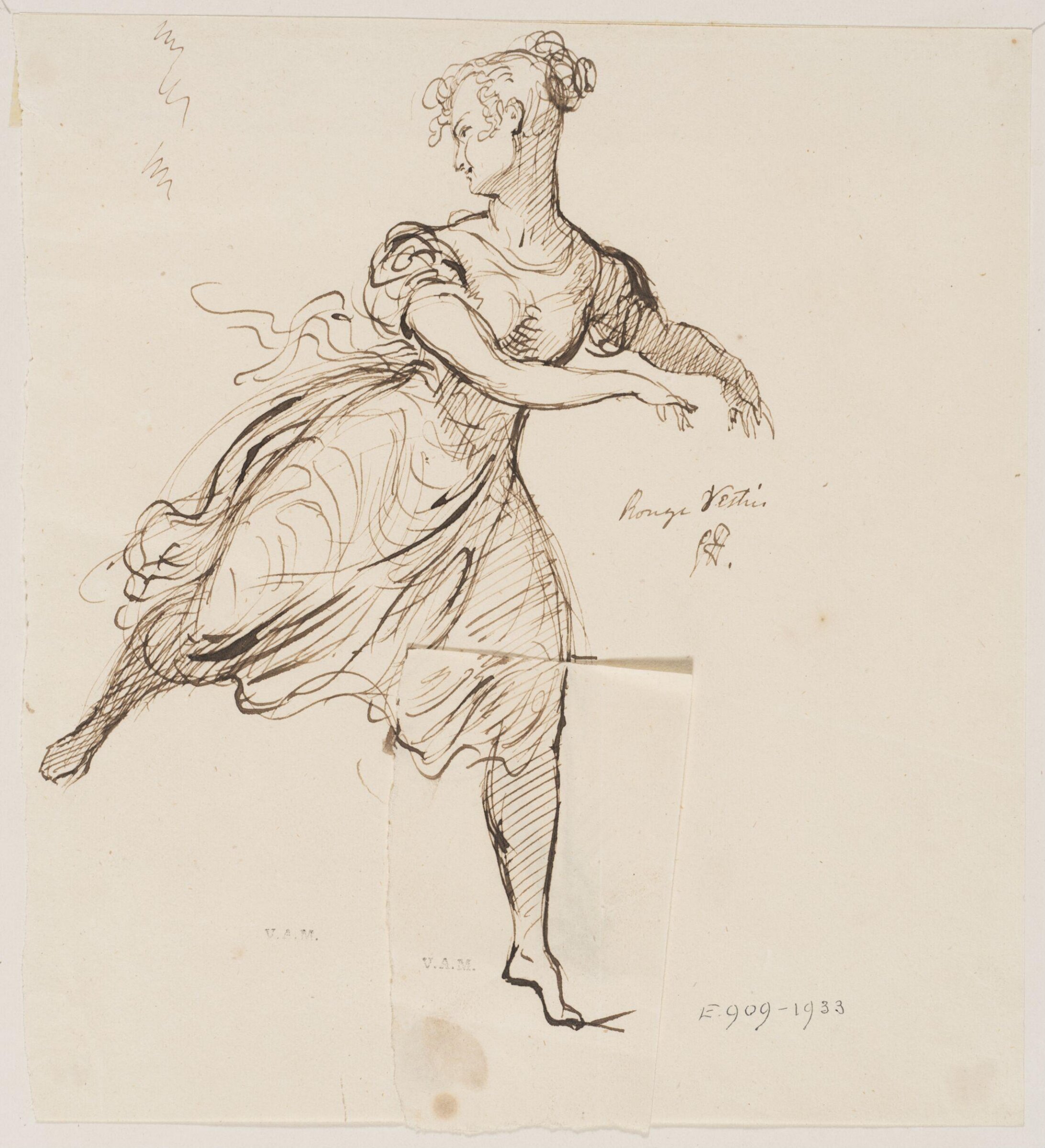 Watercolour drawing, George Hayter, c.1860